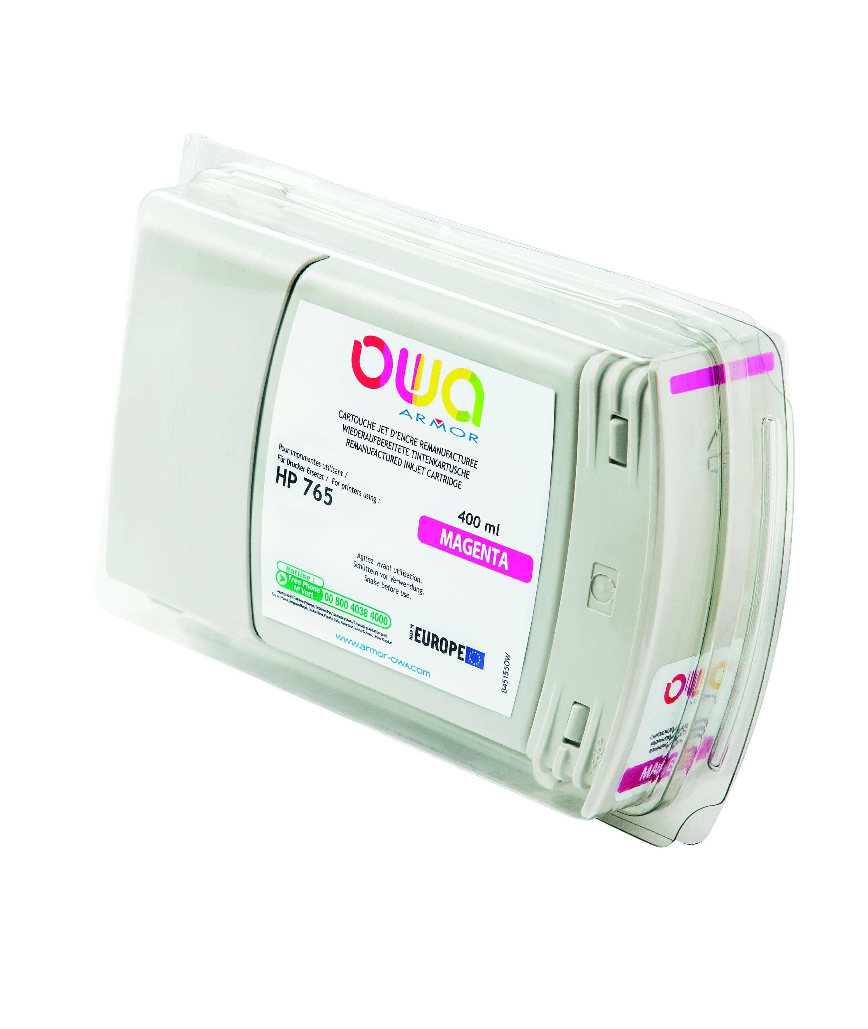OWA Armor ink-jet kompatibilní s HP DJ T7200 magenta, 400ml, komp.s F9J51A