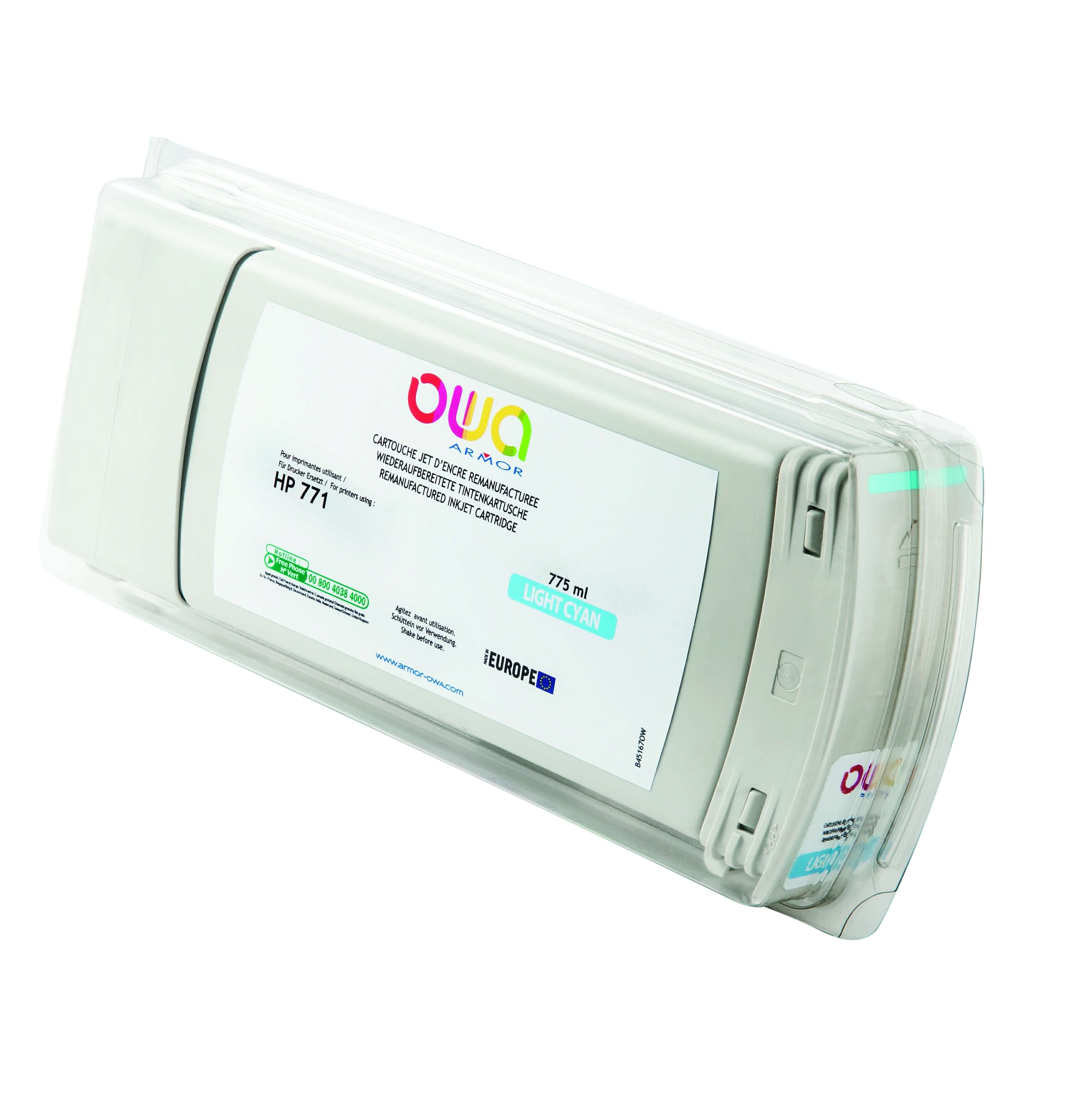 OWA Armor ink-jet kompatibilní s HP DJ Z 6200 light cyan,775ml, kom.s B6Y12A