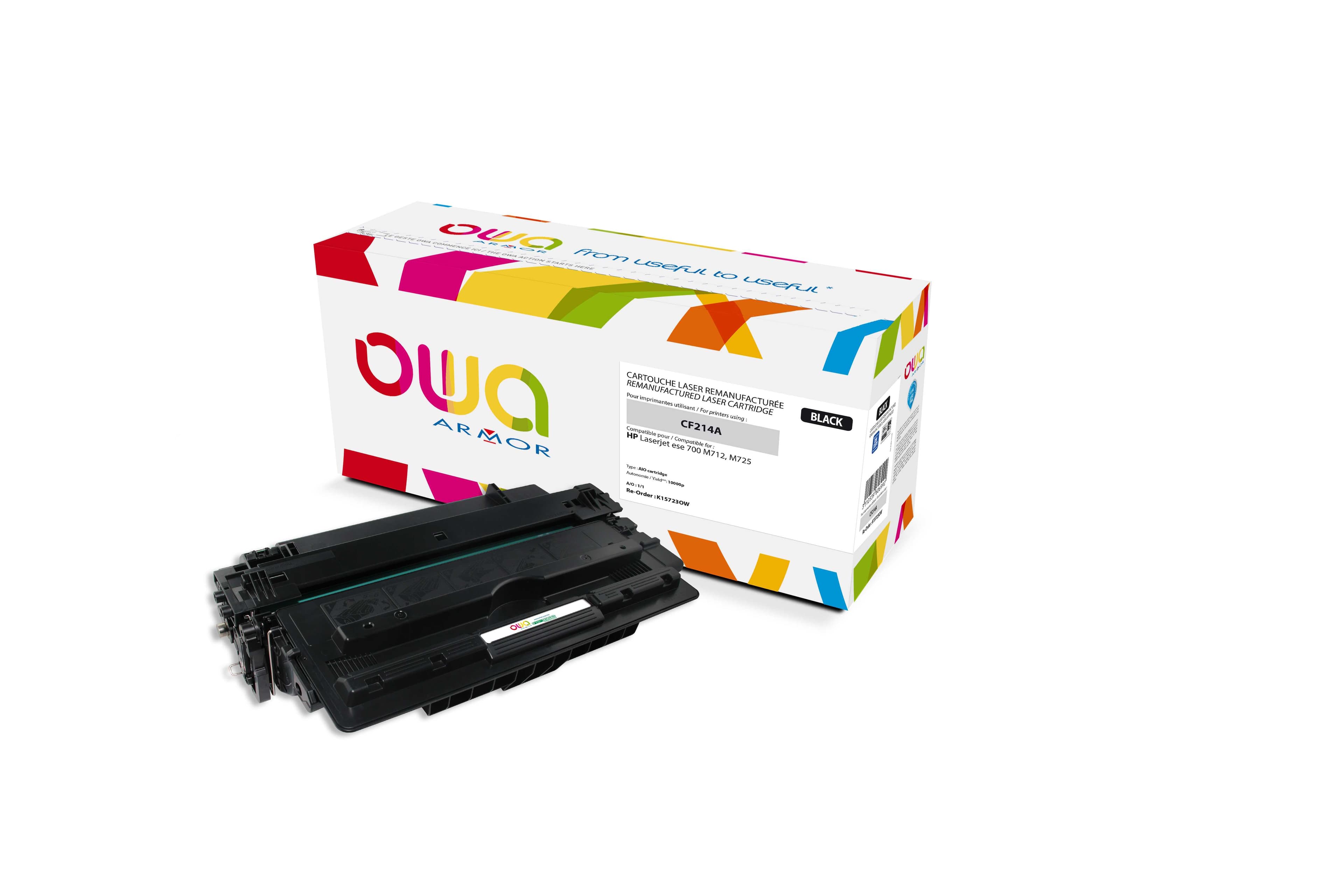 OWA Armor toner kompatibilní s HP CF214A, 10000st, černá black