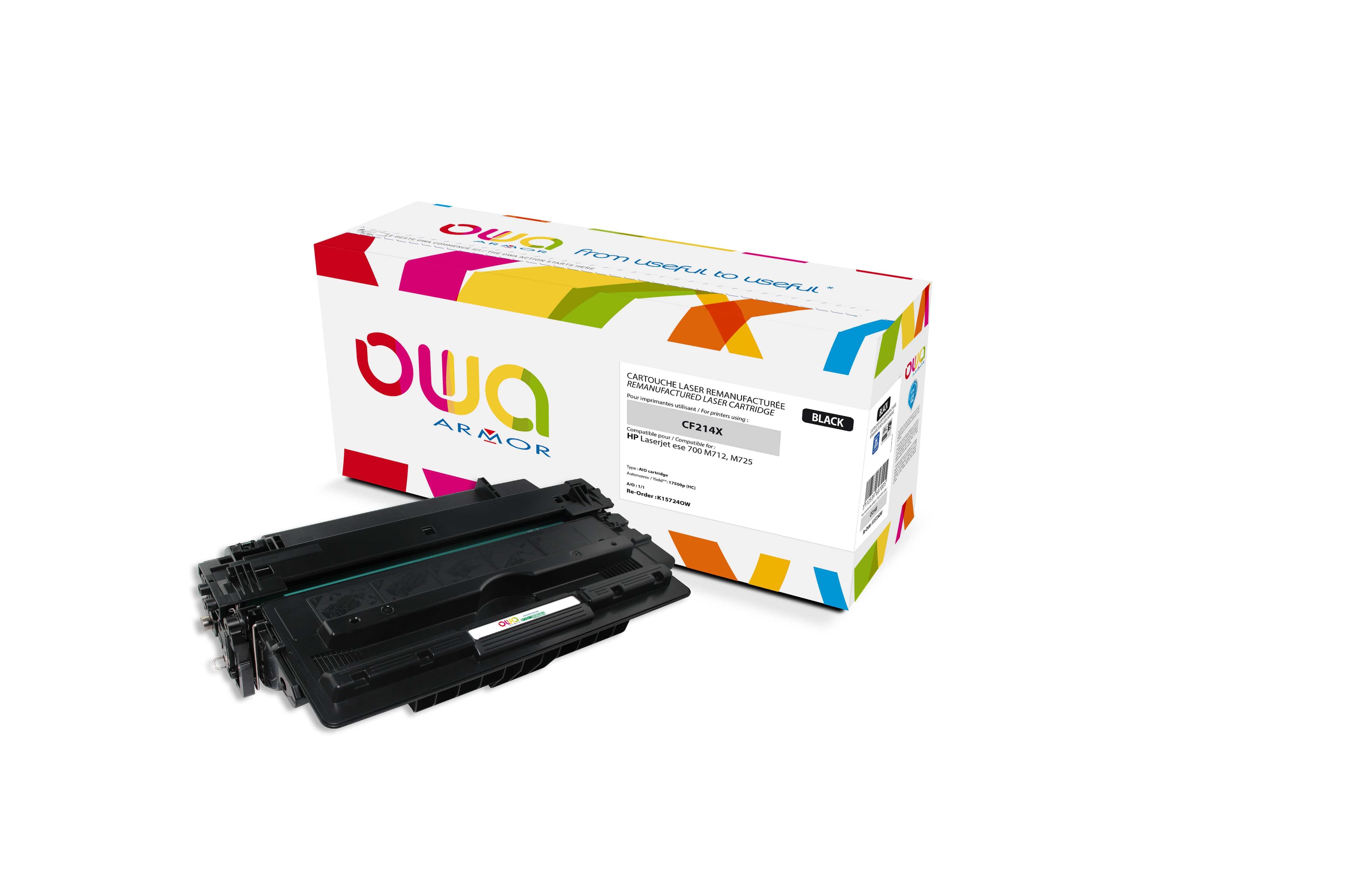 OWA Armor toner kompatibilní s HP CF214X, 17500st, černá black