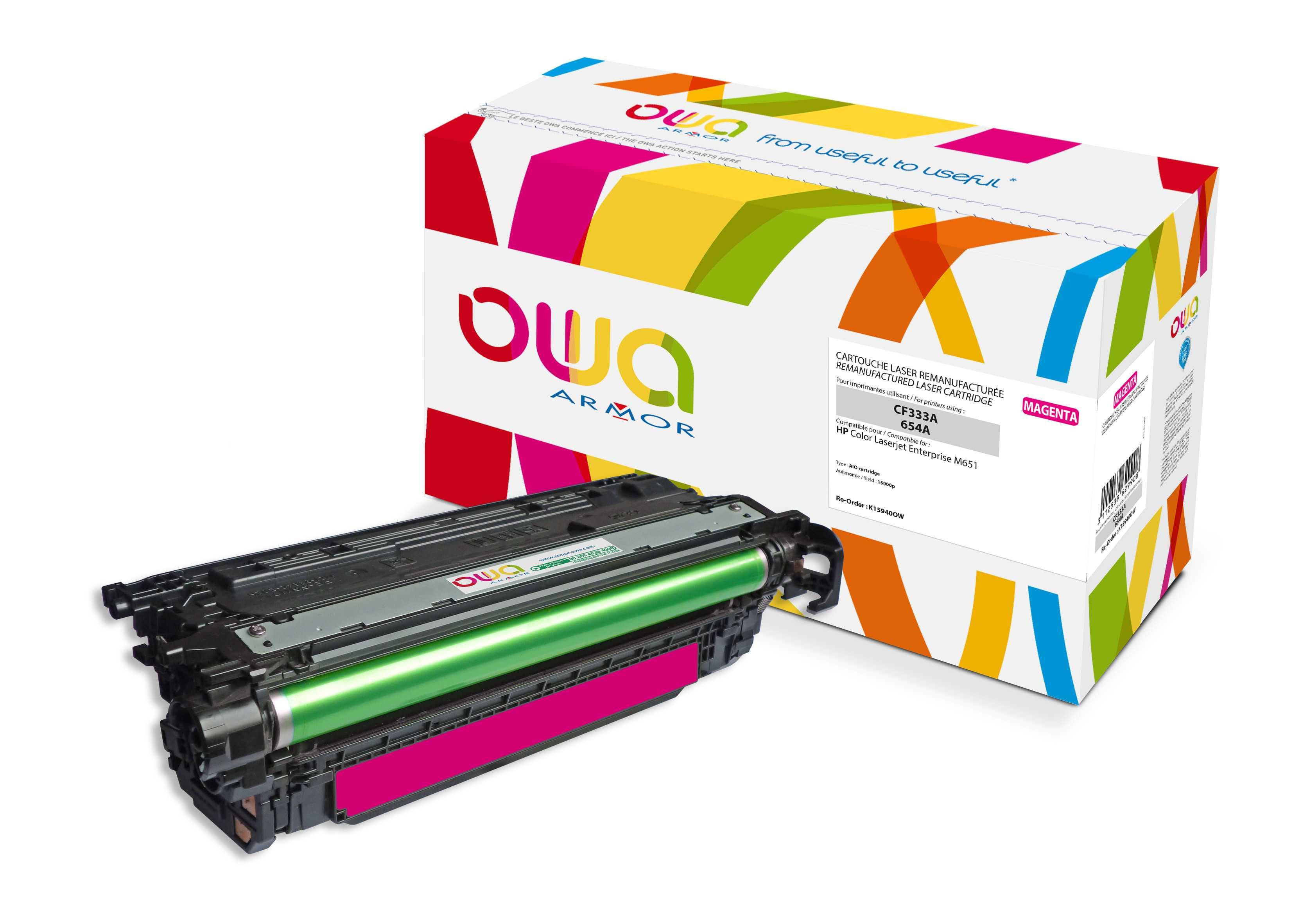 OWA Armor toner kompatibilní s HP CF333A, 15000st, červená magenta