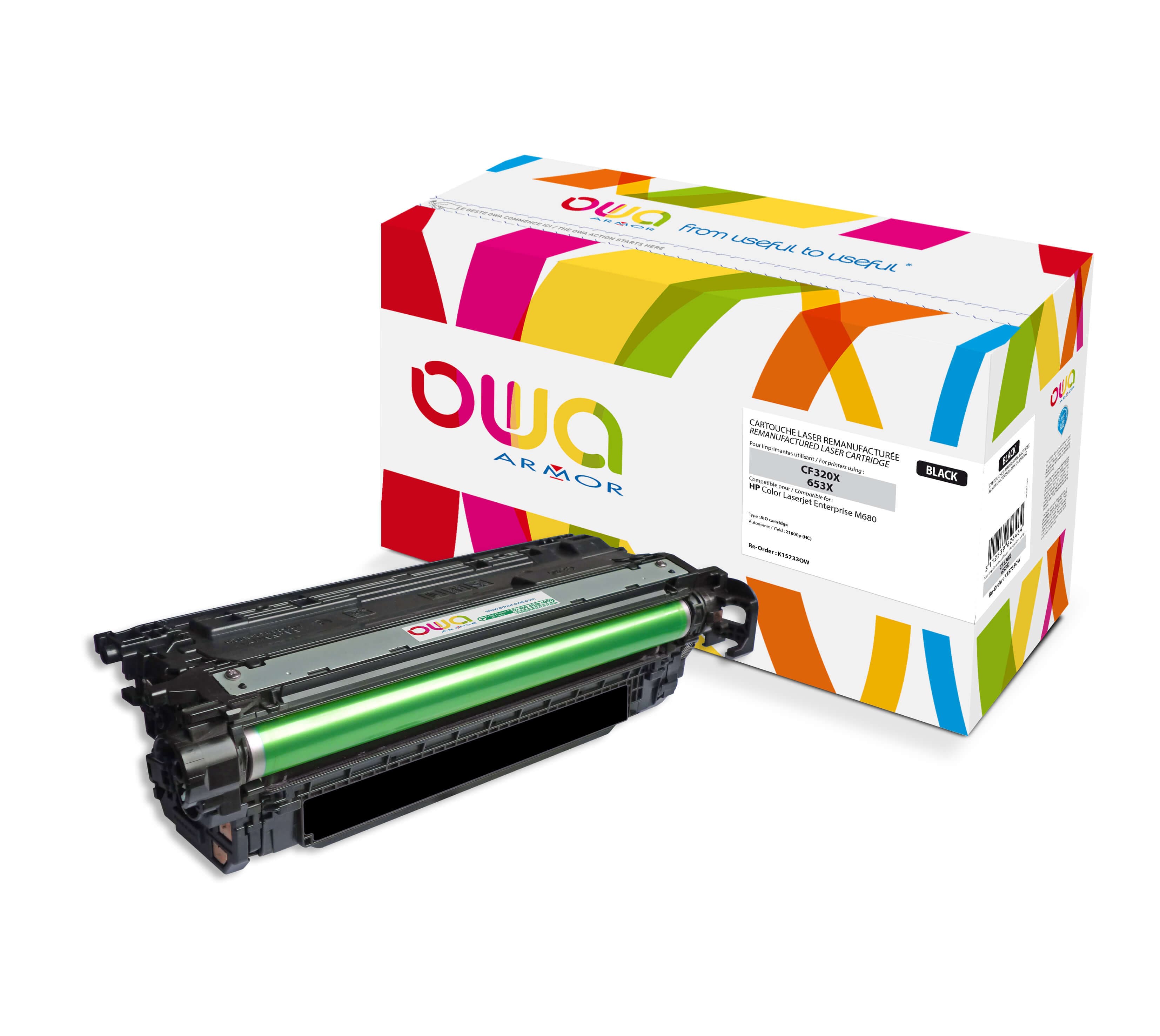OWA Armor toner kompatibilní s HP CF320X, 21000st, černá black