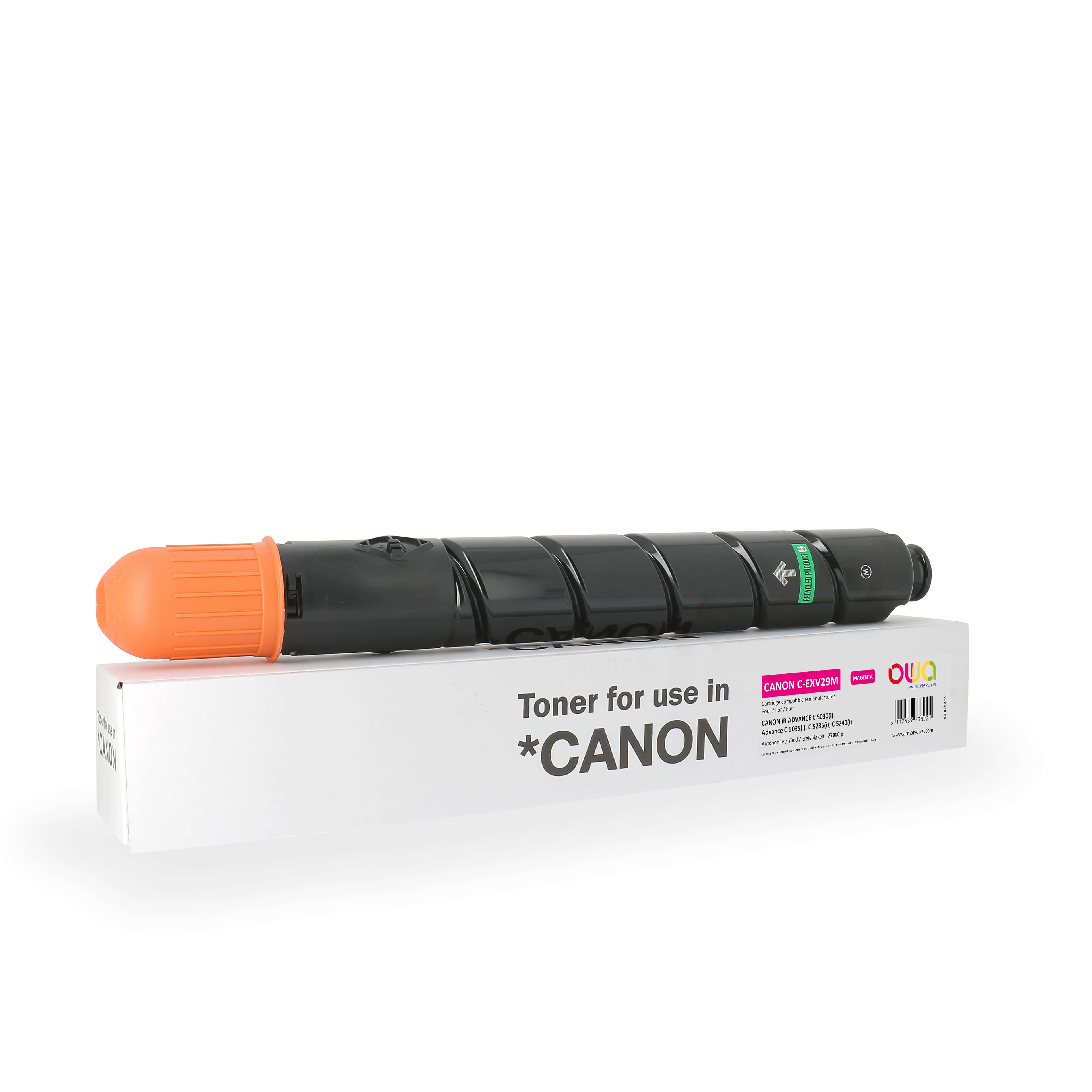 OWA Armor toner kompatibilní s Canon C-EXV29M, 27000st, červená magenta