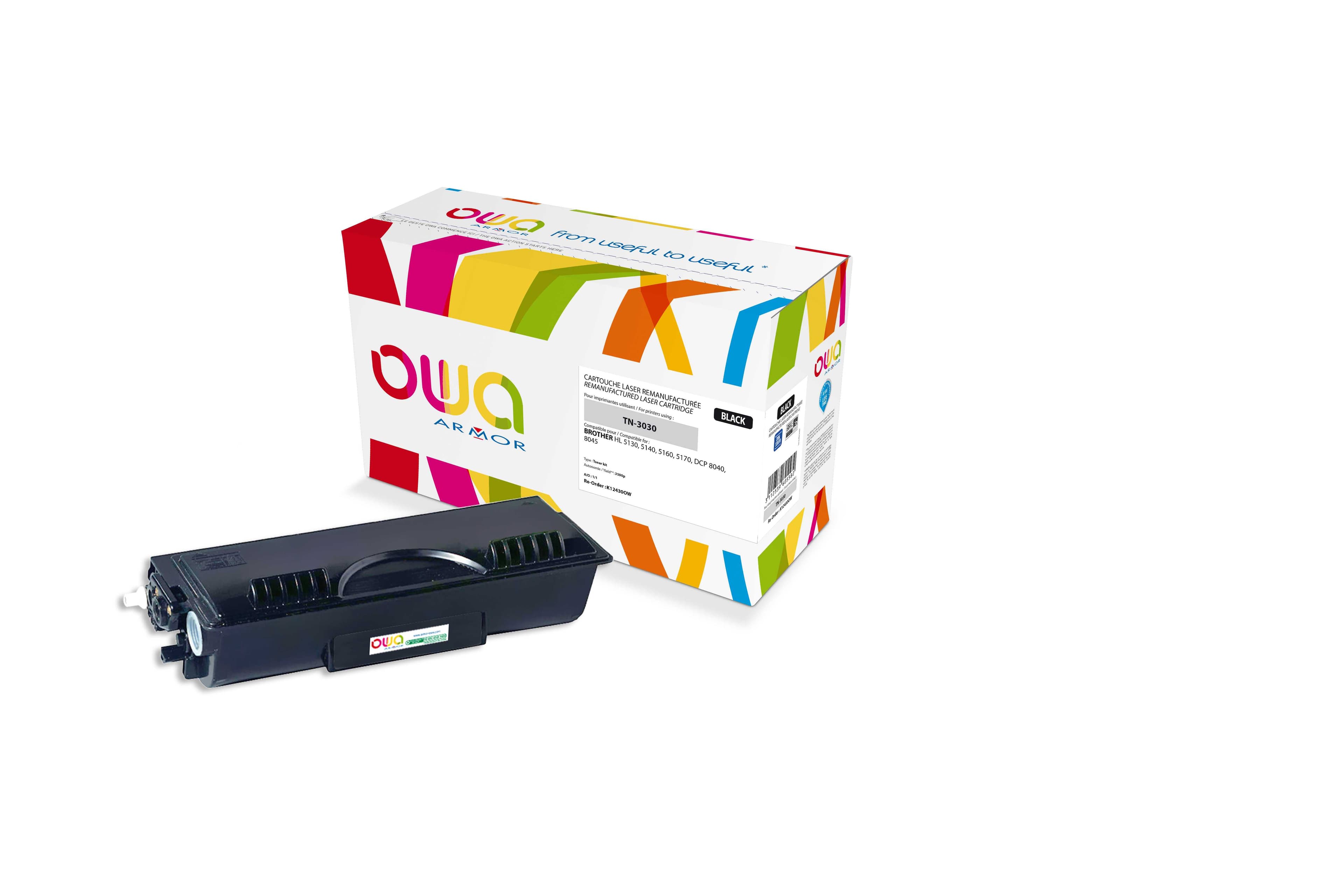 OWA Armor toner kompatibilní s Brother TN-3030, 3500st, černá black