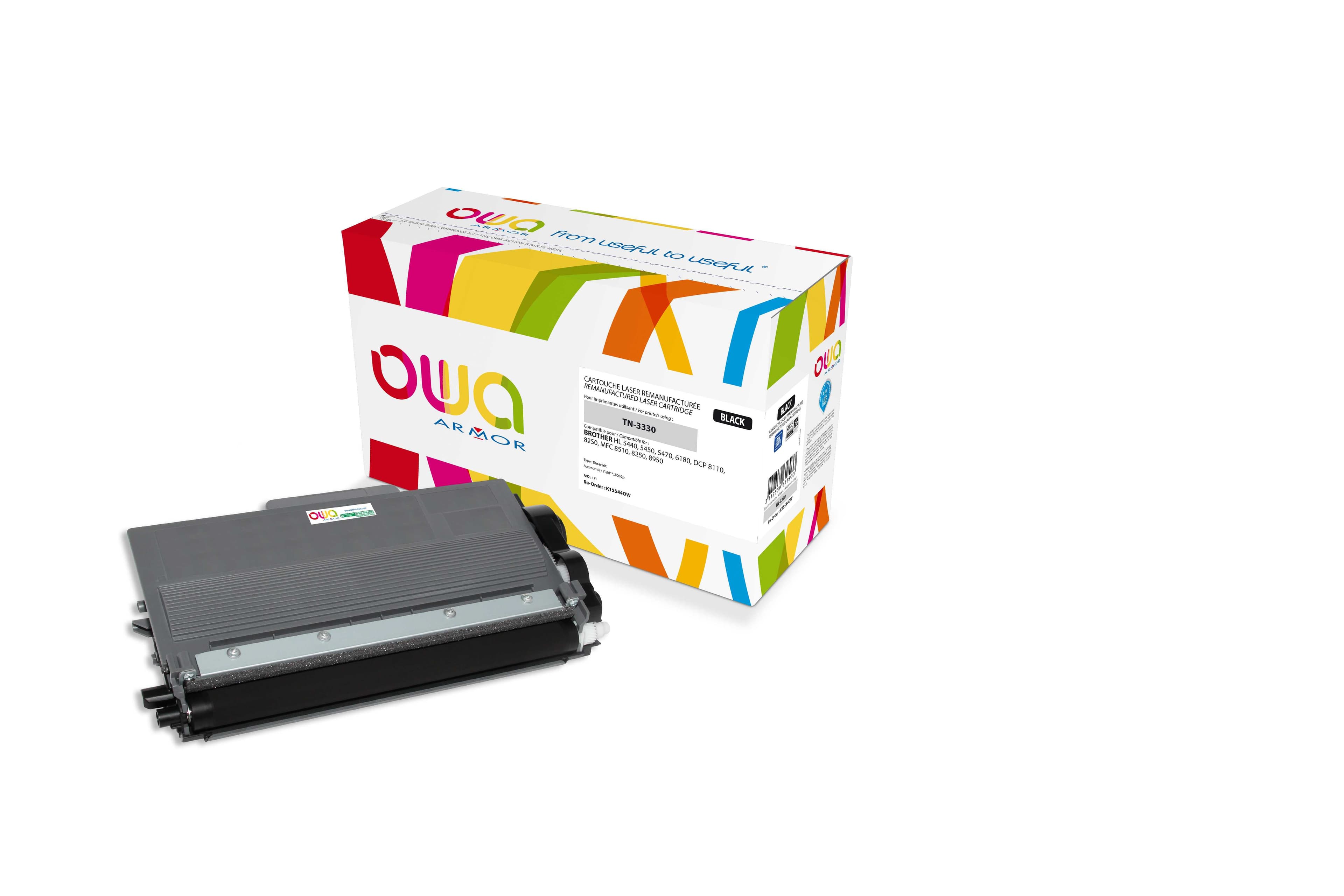 OWA Armor toner kompatibilní s Brother TN-3330, 3000st, černá black