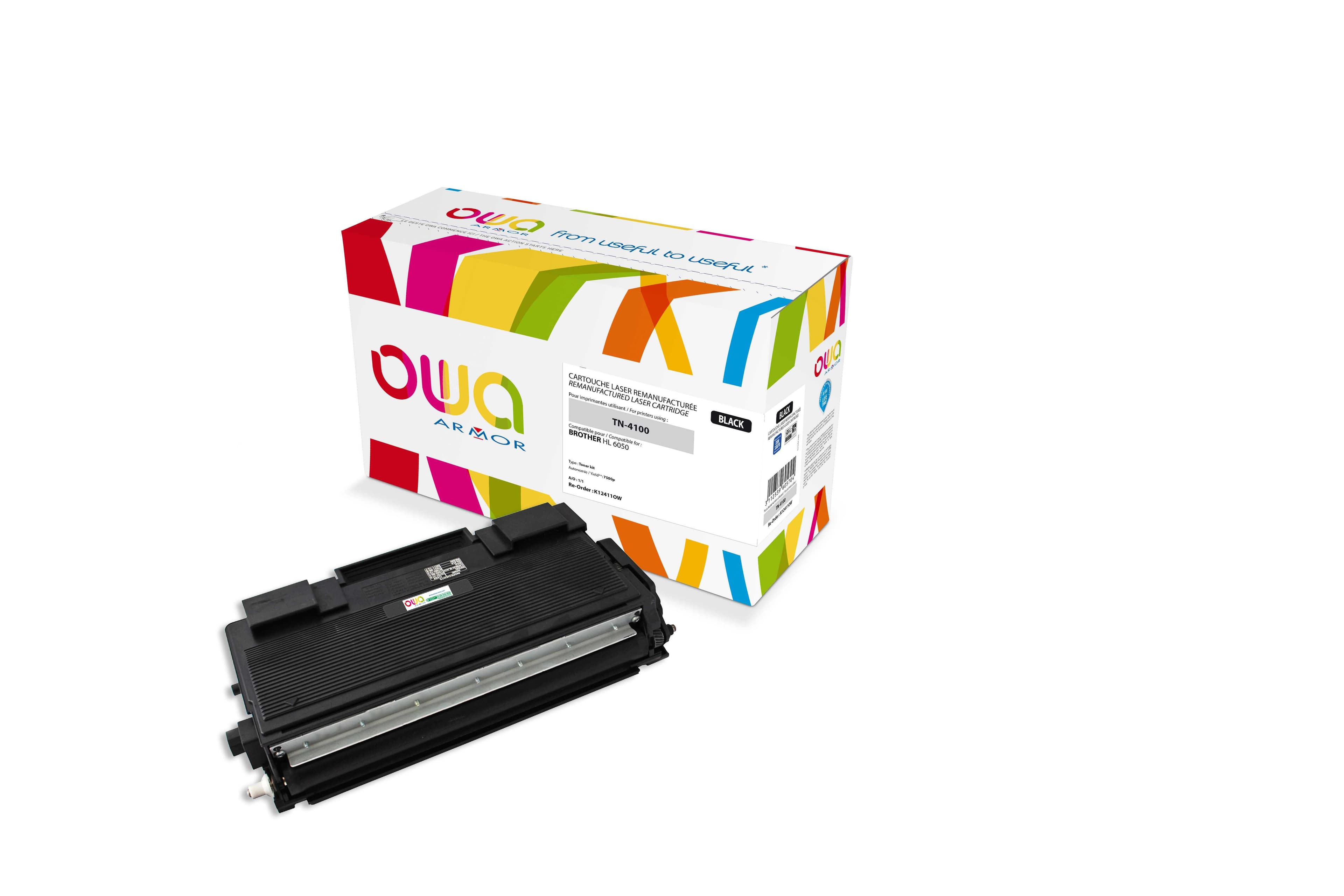 OWA Armor toner kompatibilní s Brother TN-4100, 7500st, černá black