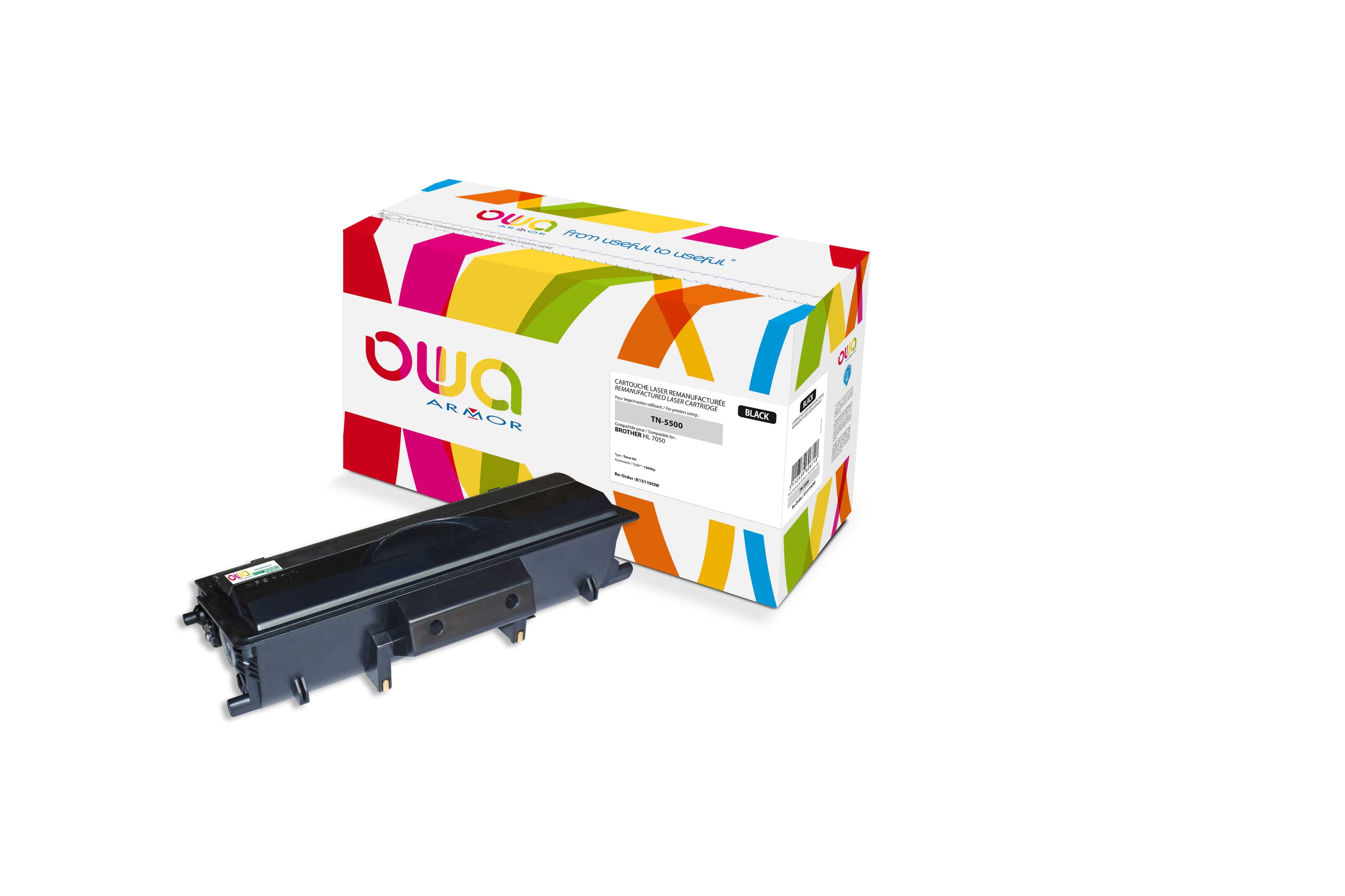 OWA Armor toner kompatibilní s Brother TN-5500, 12000st, černá black