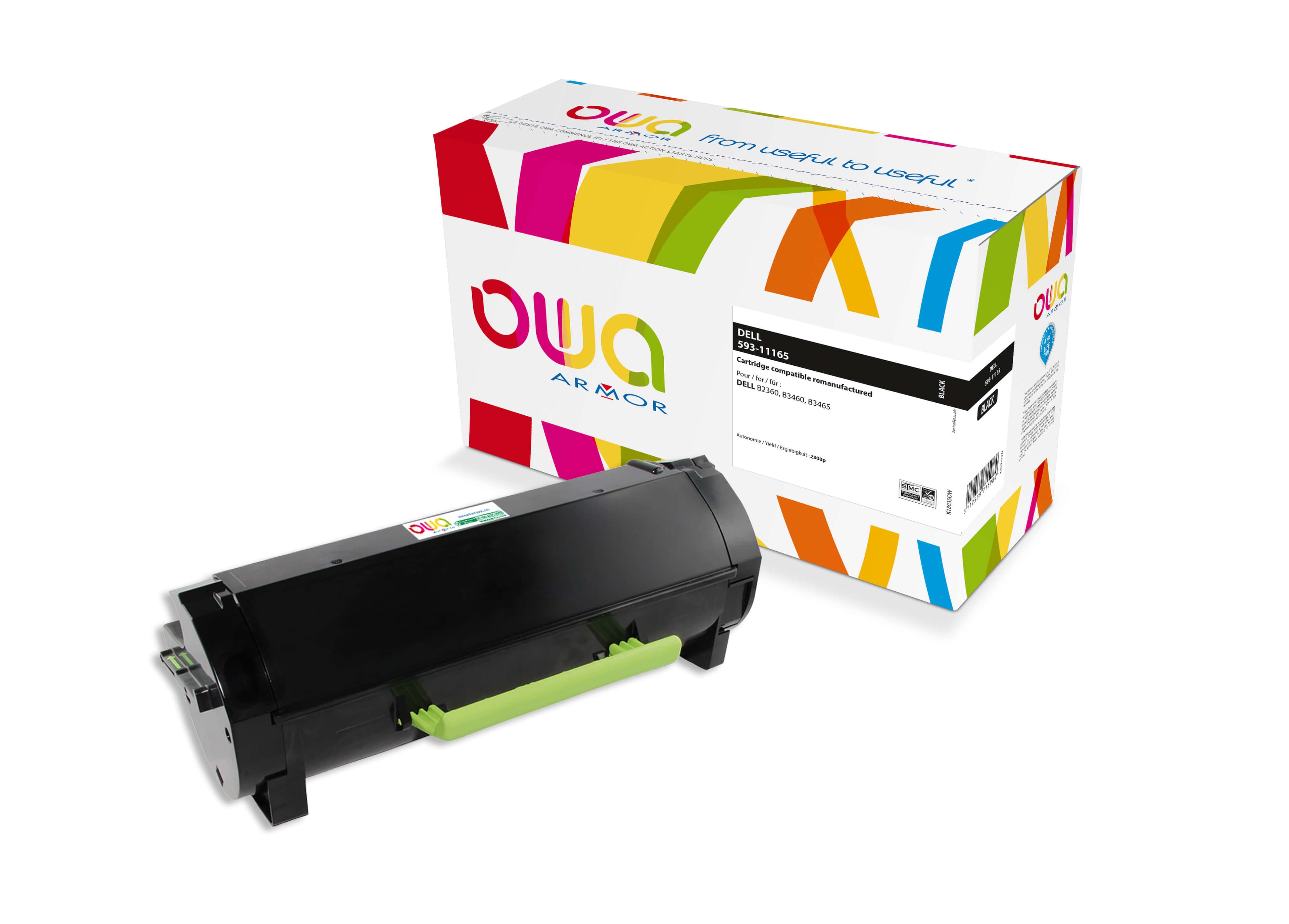 OWA Armor toner kompatibilní s DELL 593-11165, černá black