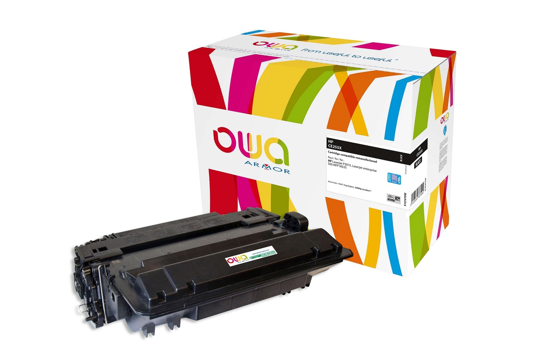 OWA Armor toner kompatibilní s HP CE255X JUMBO, černá black