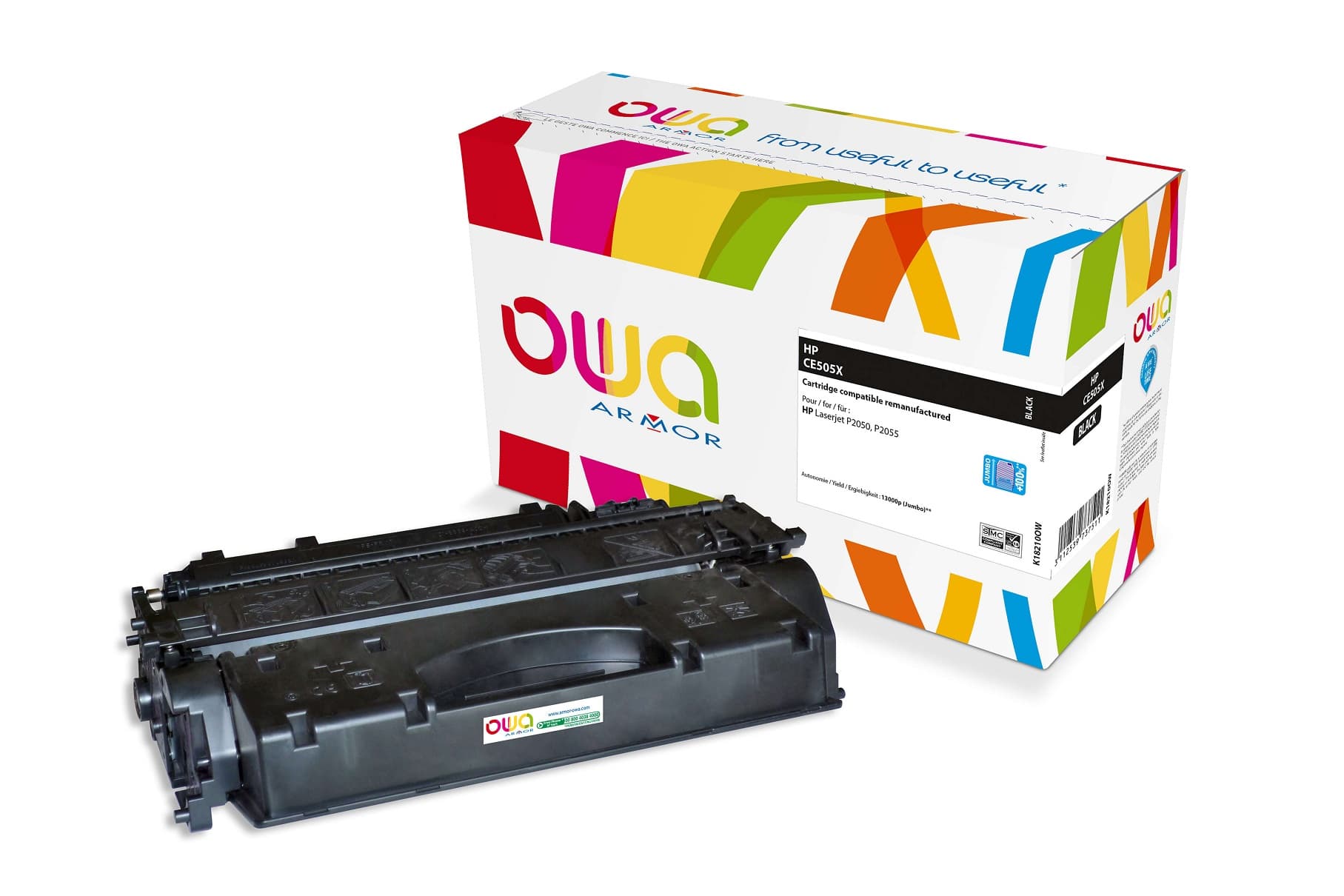OWA Armor toner kompatibilní s HP CE505X JUMBO, černá black