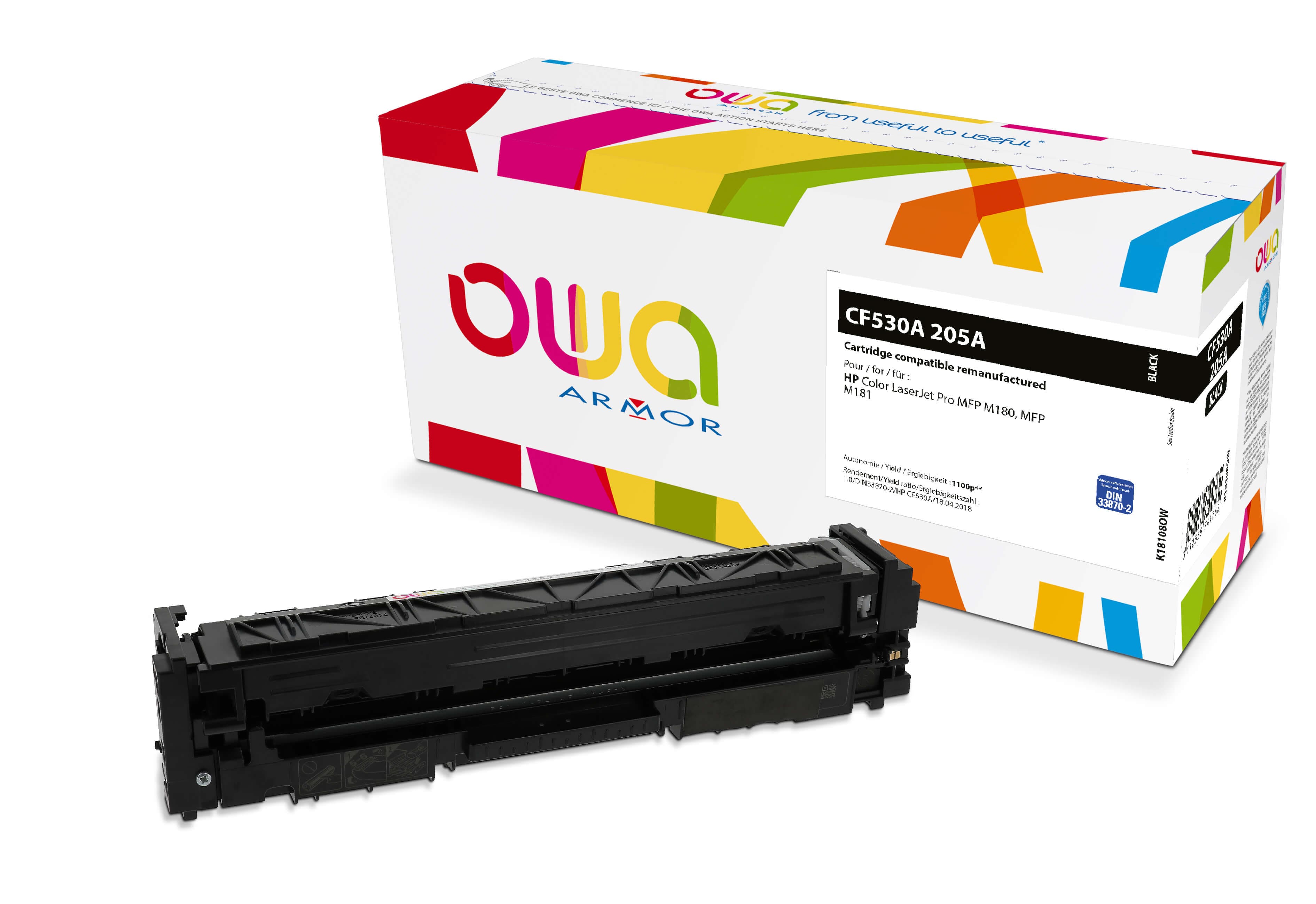 OWA Armor toner kompatibilní s HP CF530A, 1100st, černá black