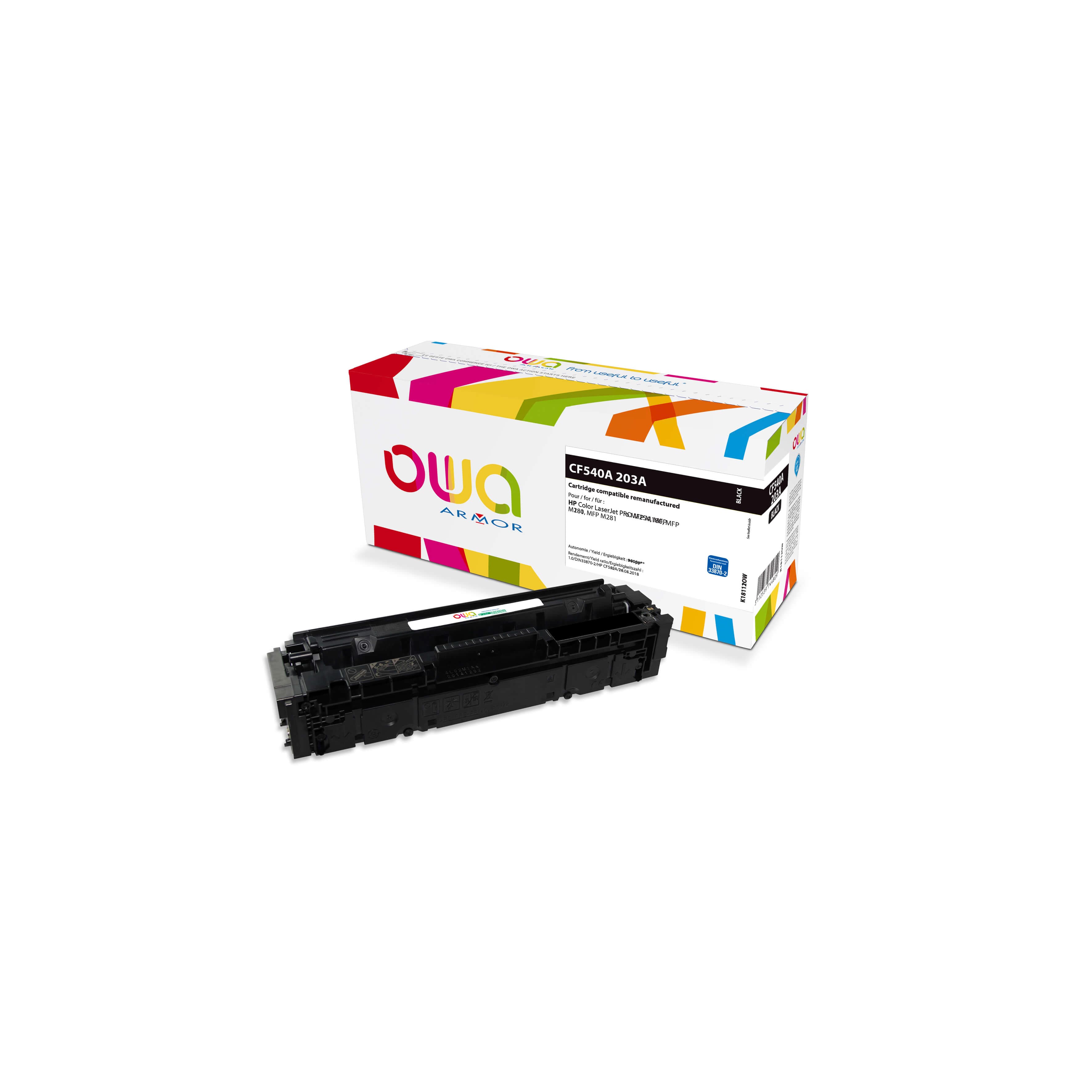 OWA Armor toner kompatibilní s HP CF540A, 1400st, černá black