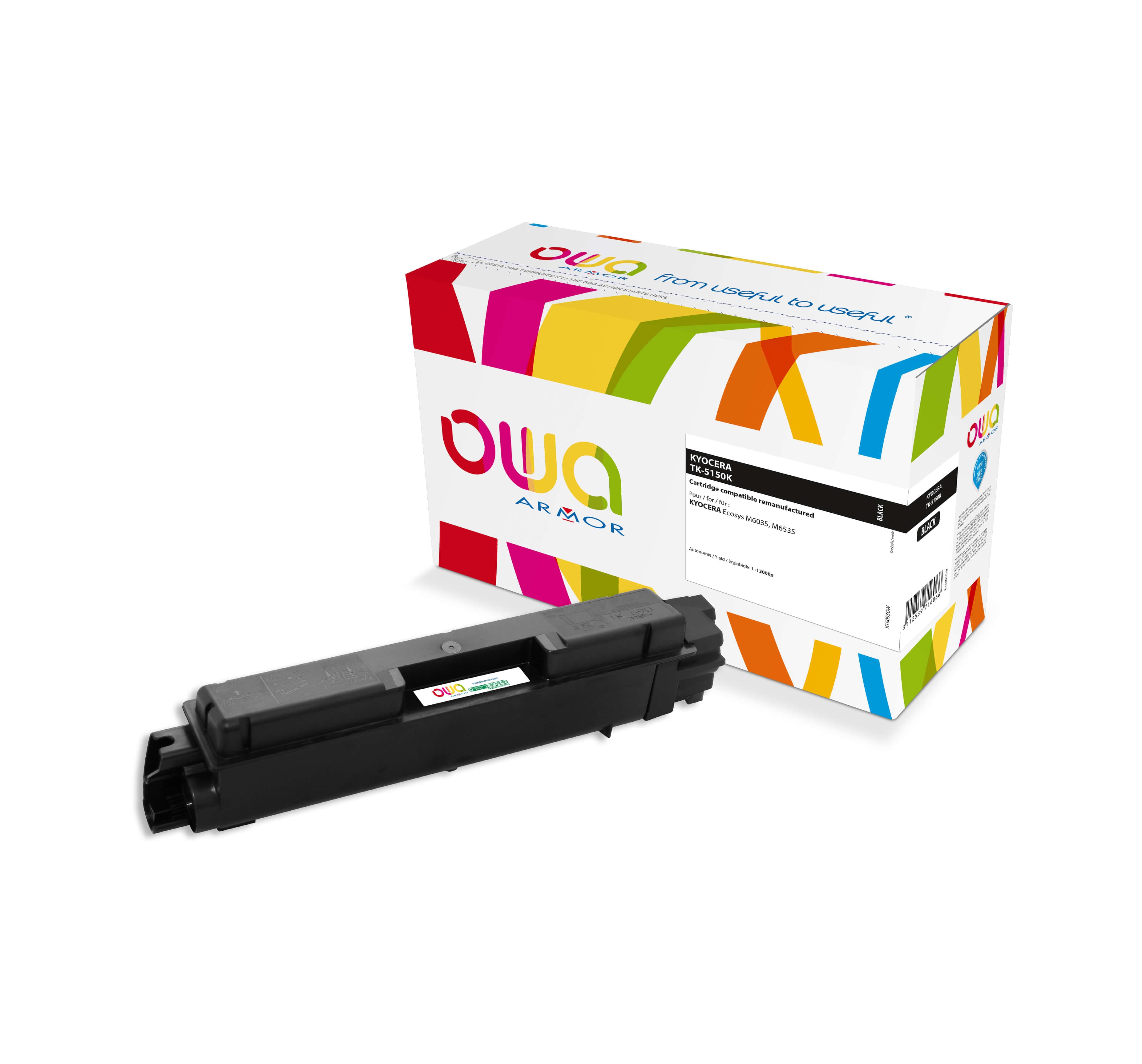 OWA Armor toner kompatibilní s Kyocera TK-5150K, 12000st, černá black