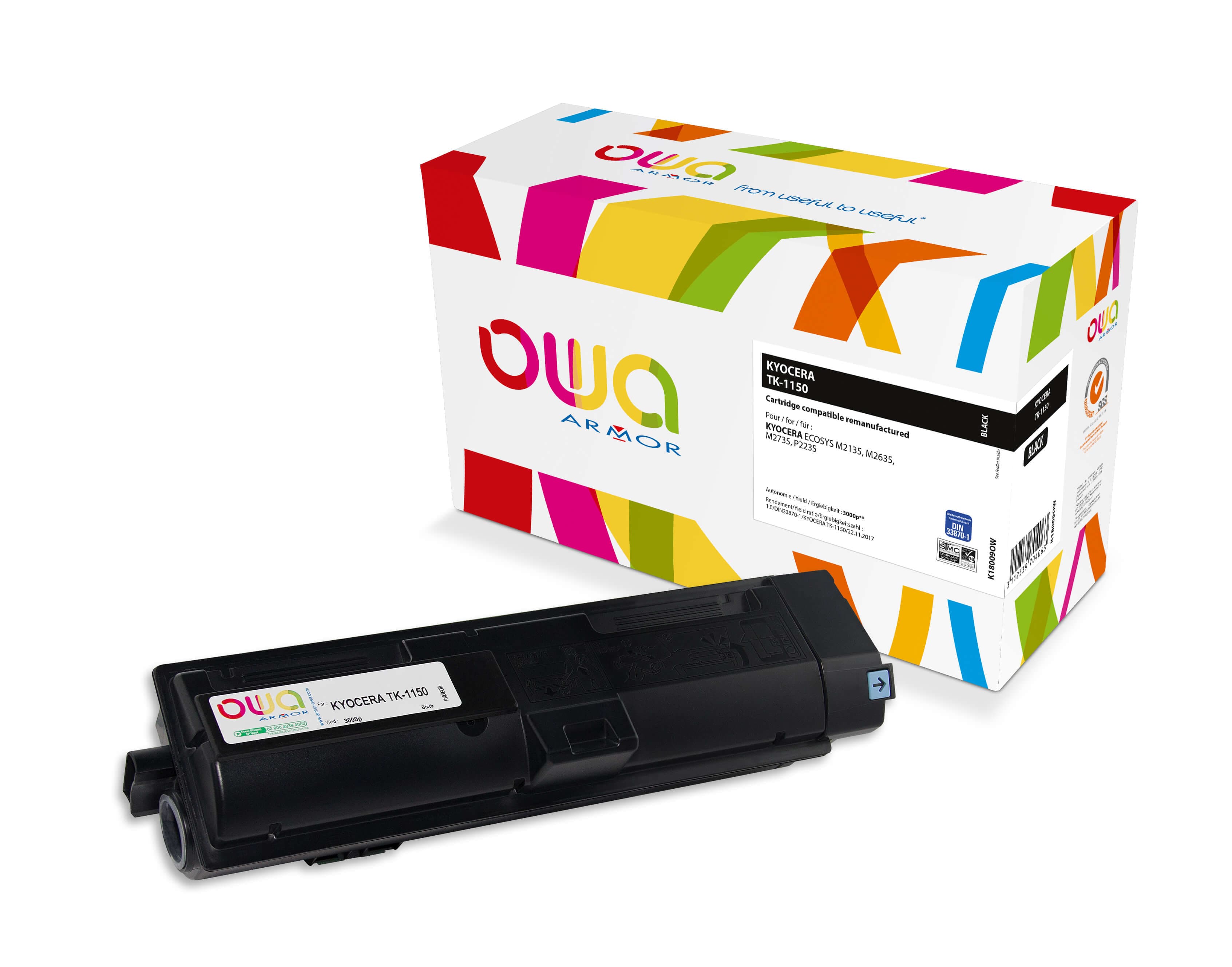 OWA Armor toner kompatibilní s KYOCERA TK1150, černá black