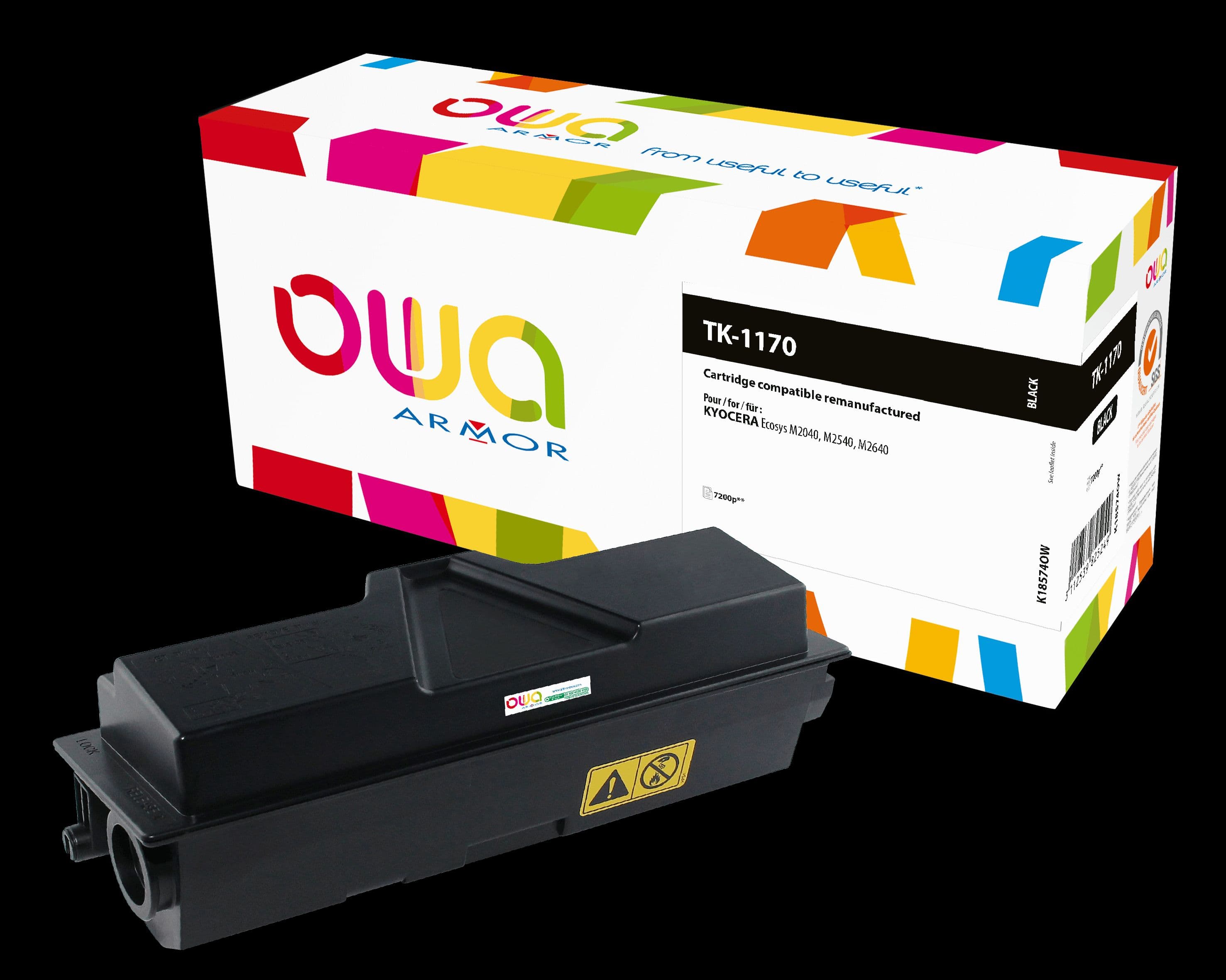 OWA Armor toner kompatibilní s KYOCERA TK1170, černá black