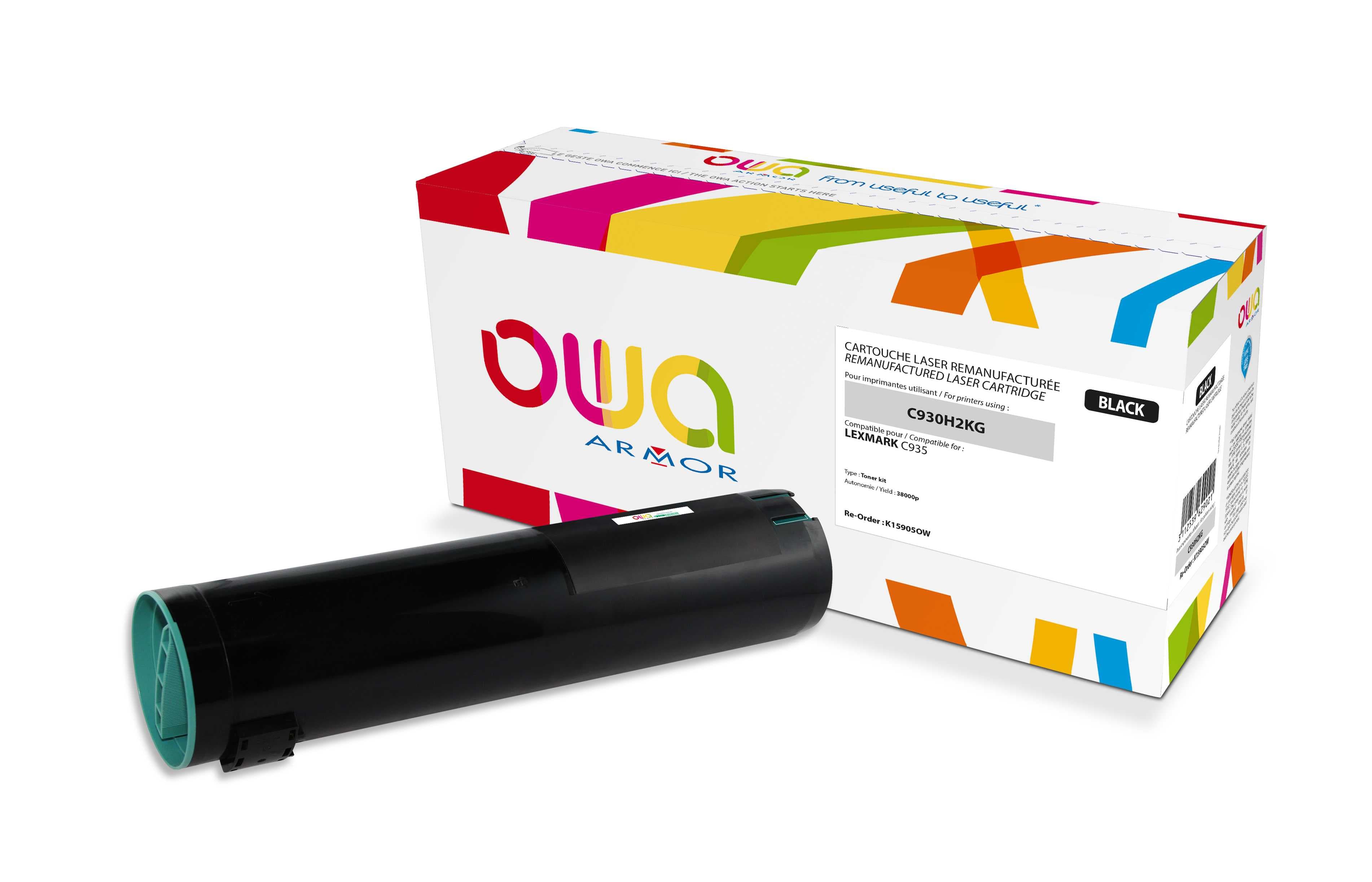 OWA Armor toner kompatibilní s Lexmark C930H2KG, 38000st, černá black