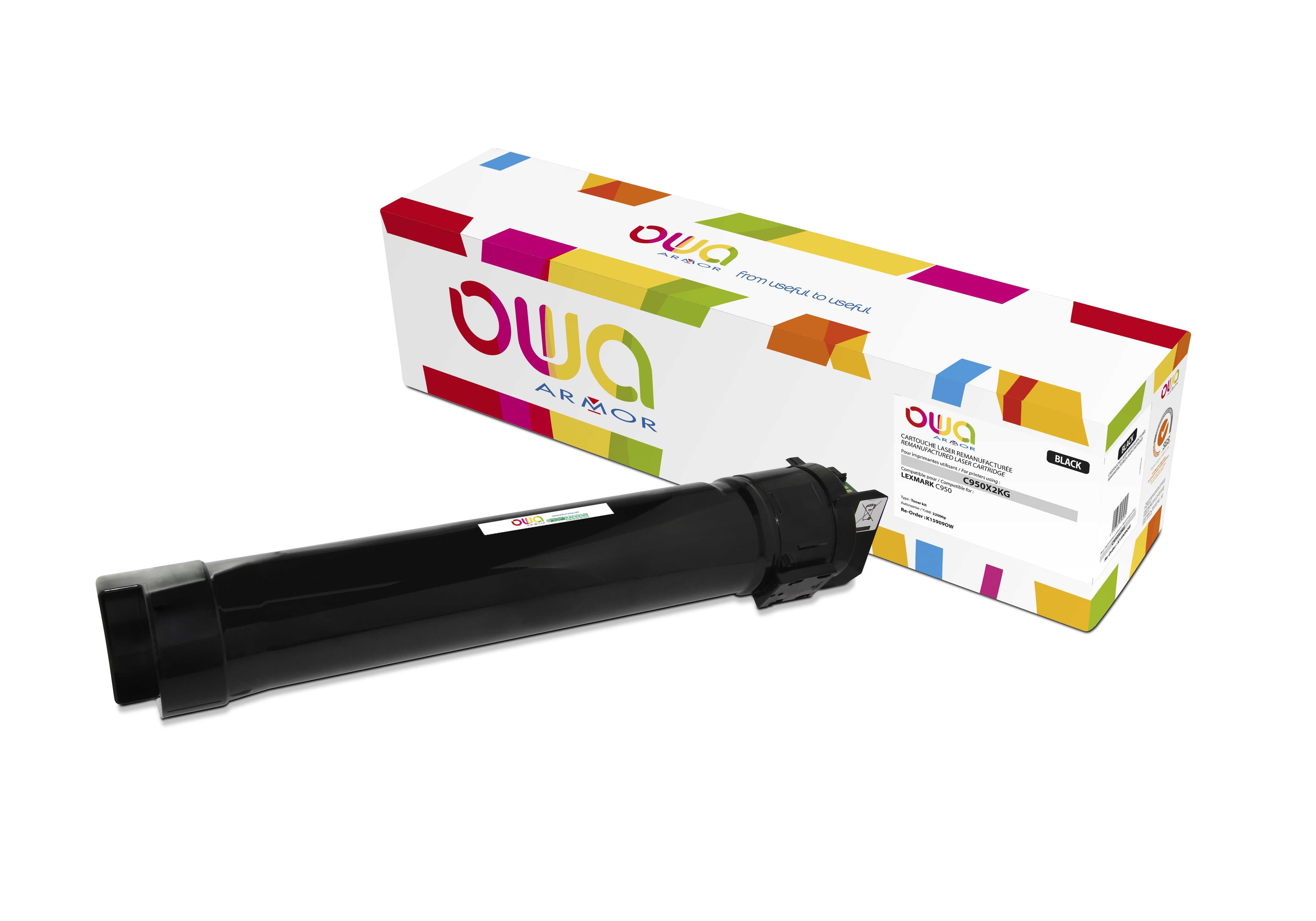 OWA Armor toner kompatibilní s Lexmark C950X2KG, 32000st, černá black