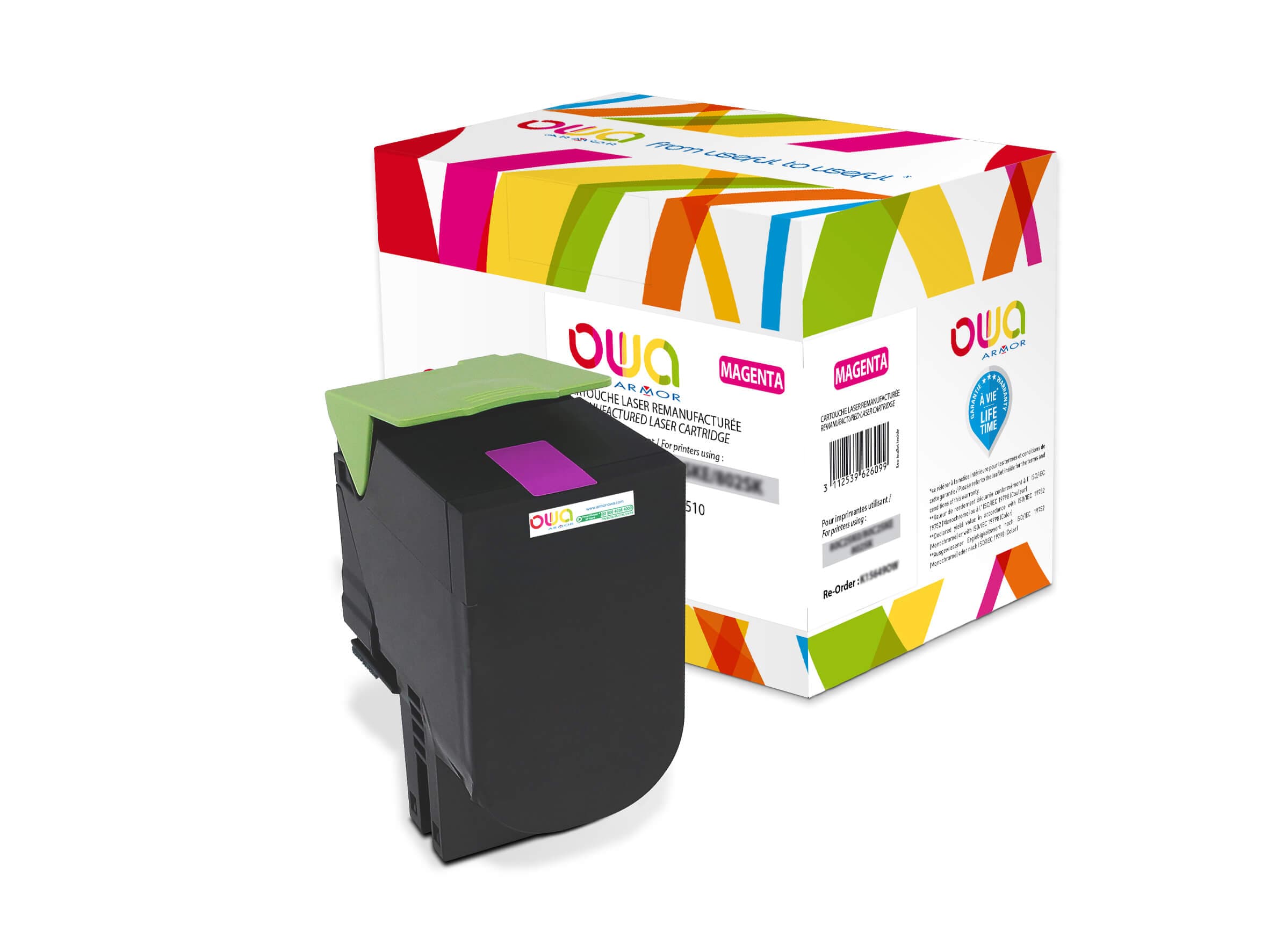 OWA Armor toner kompatibilní s Lexmark 70C2HM0, 3000st, červená magenta