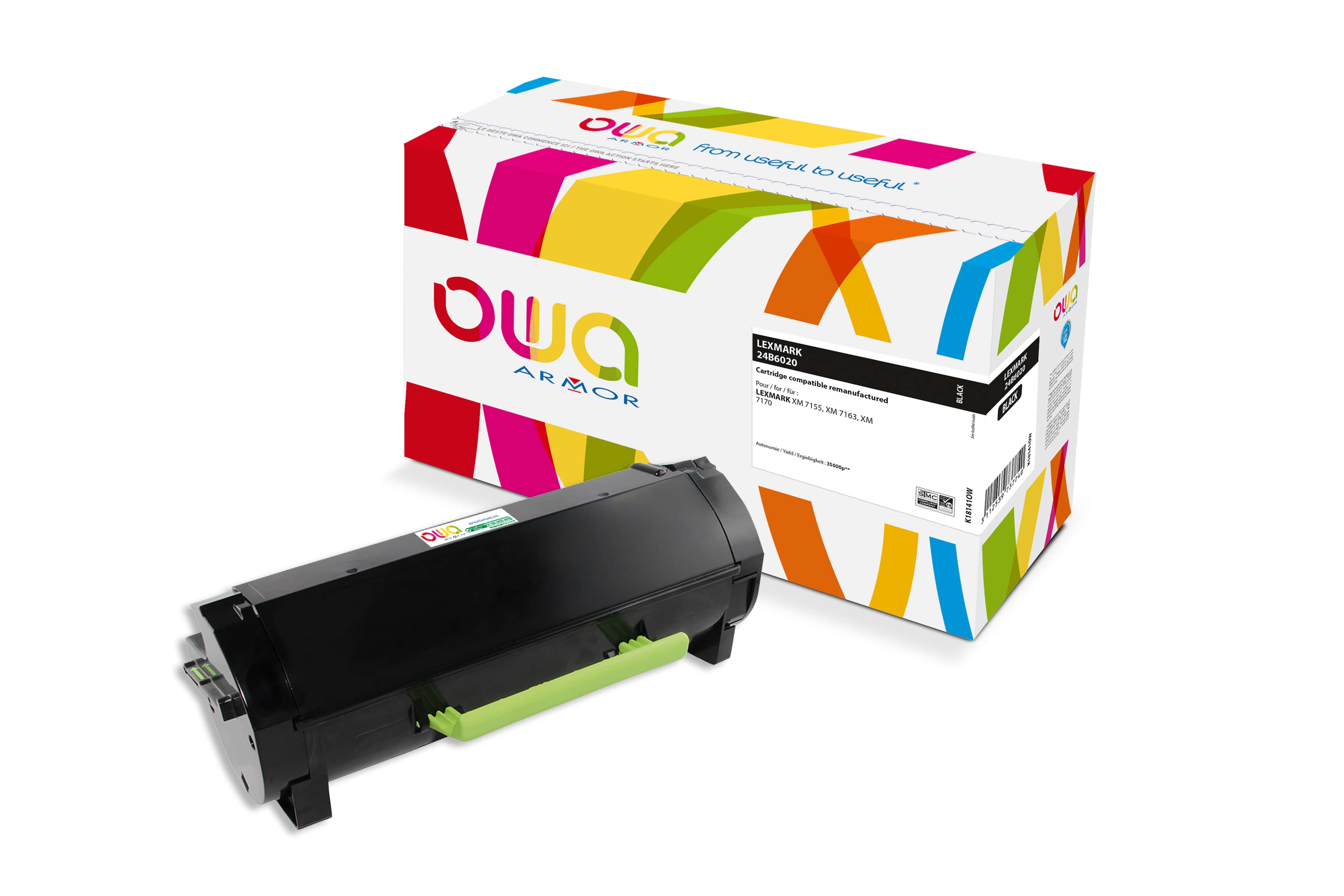 OWA Armor toner kompatibilní s LEXMARK 24B6020, černá black