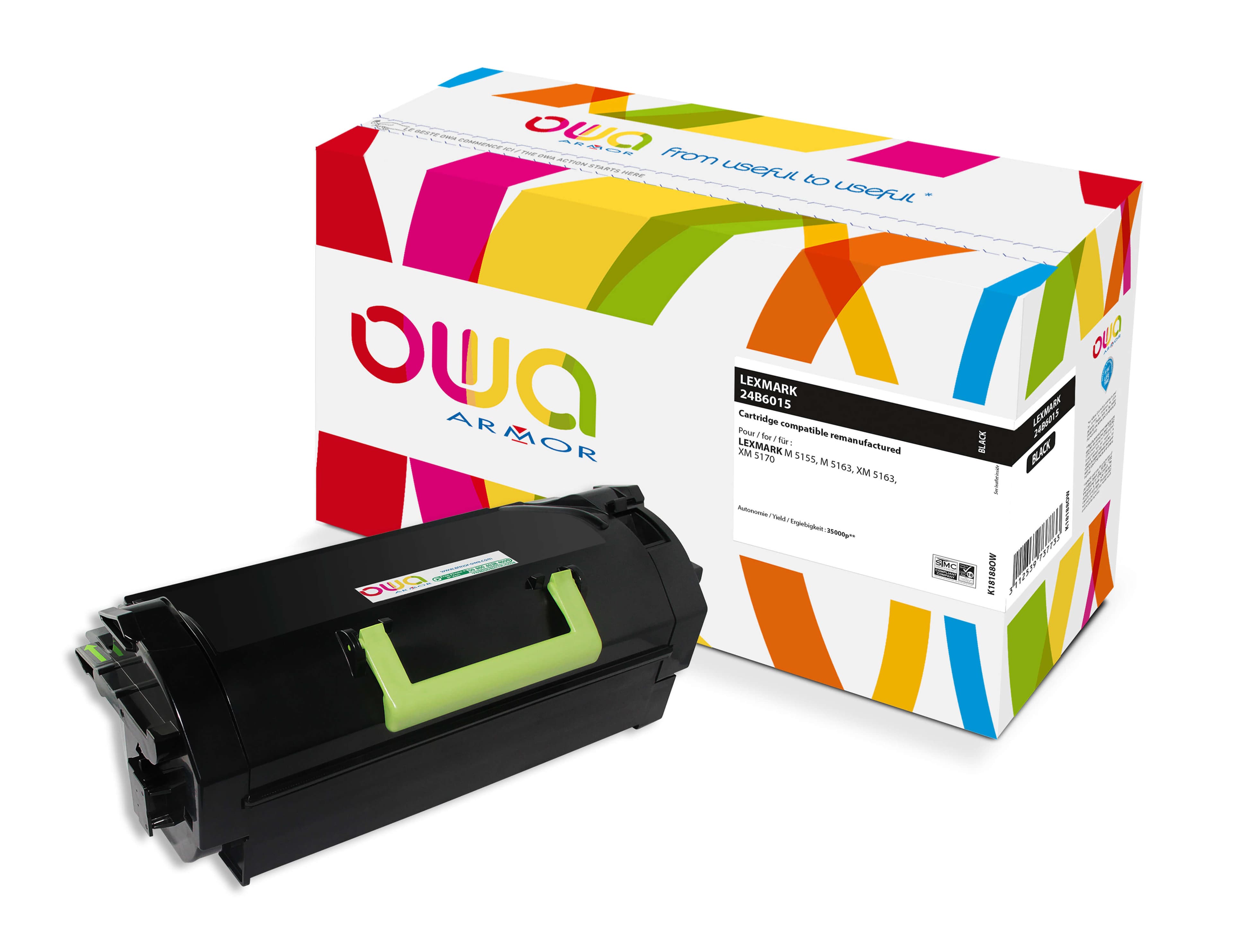 OWA Armor toner kompatibilní s LEXMARK 24B6015, černá black