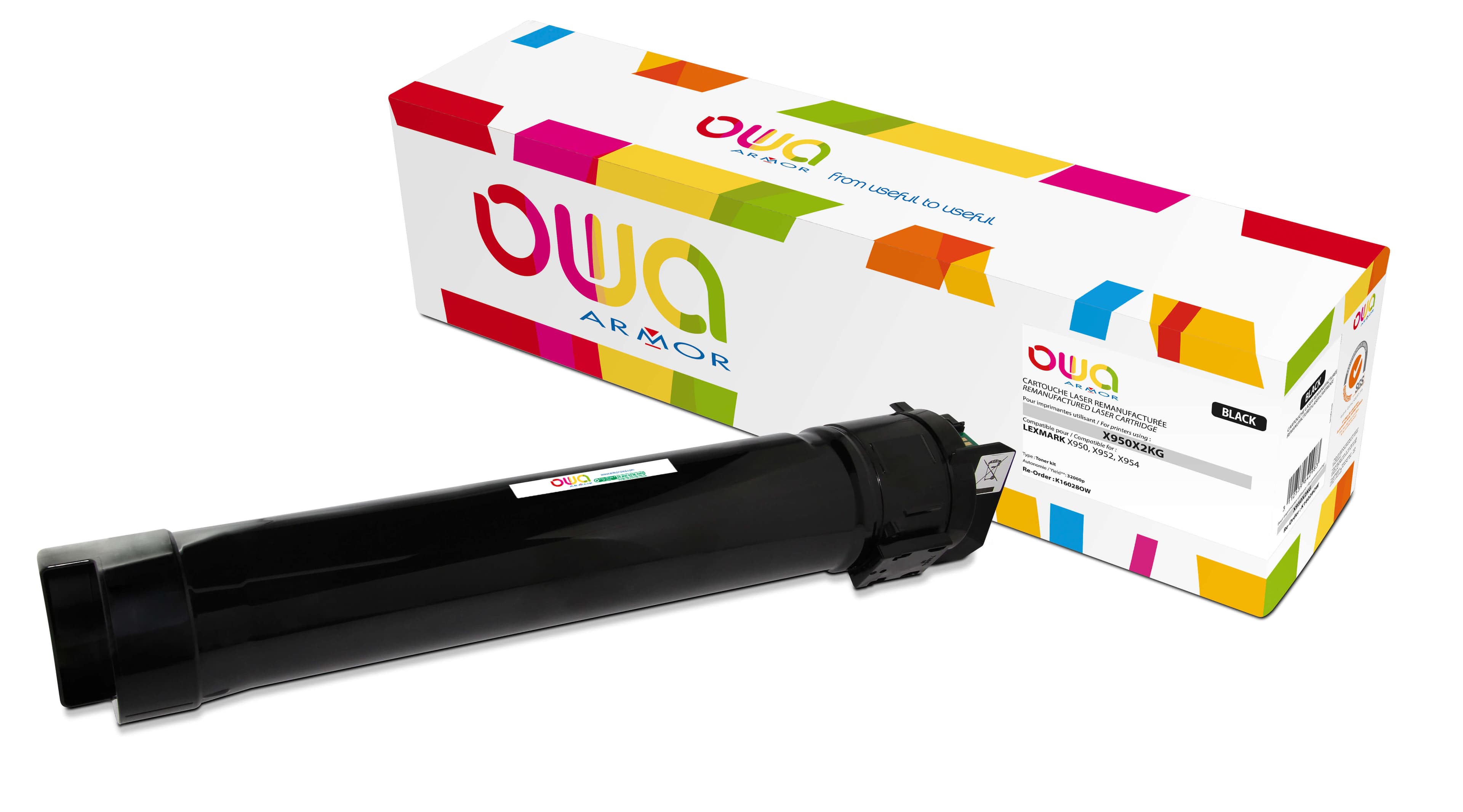 OWA Armor toner kompatibilní s Lexmark X950X2KG, 32000st, černá black
