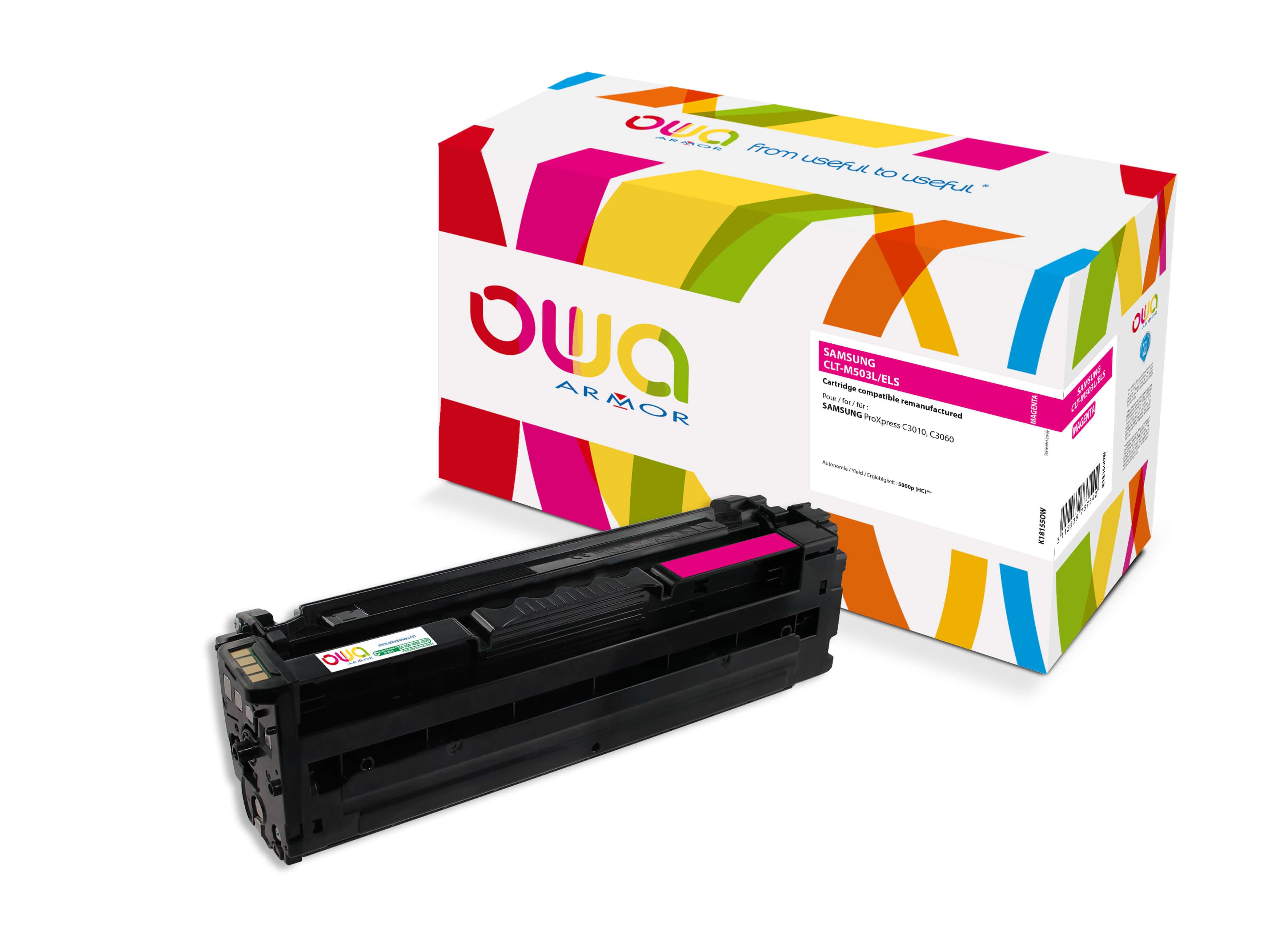 OWA Armor toner kompatibilní s Samsung CLTM503L, 5000st, červená magenta