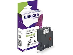 WECARE ARMOR páska kompatibilní s DYMO S0720680,Black White,9mm*7m