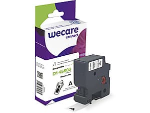 WECARE ARMOR páska kompatibilní s DYMO S0720830,Black White,19mm*7m