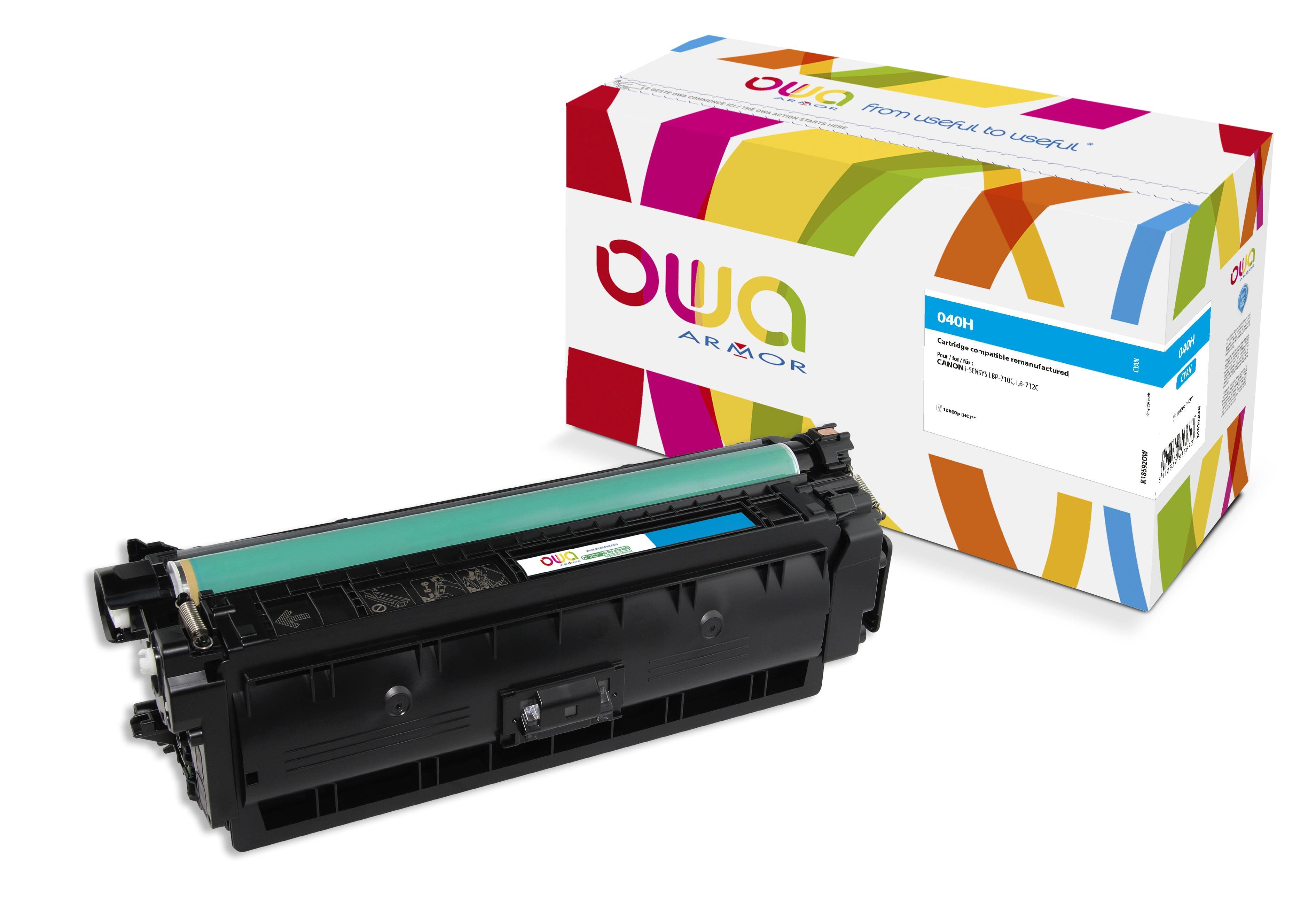 OWA Armor toner kompatibilní s Canon CRG-040H C, 10000st, modrá