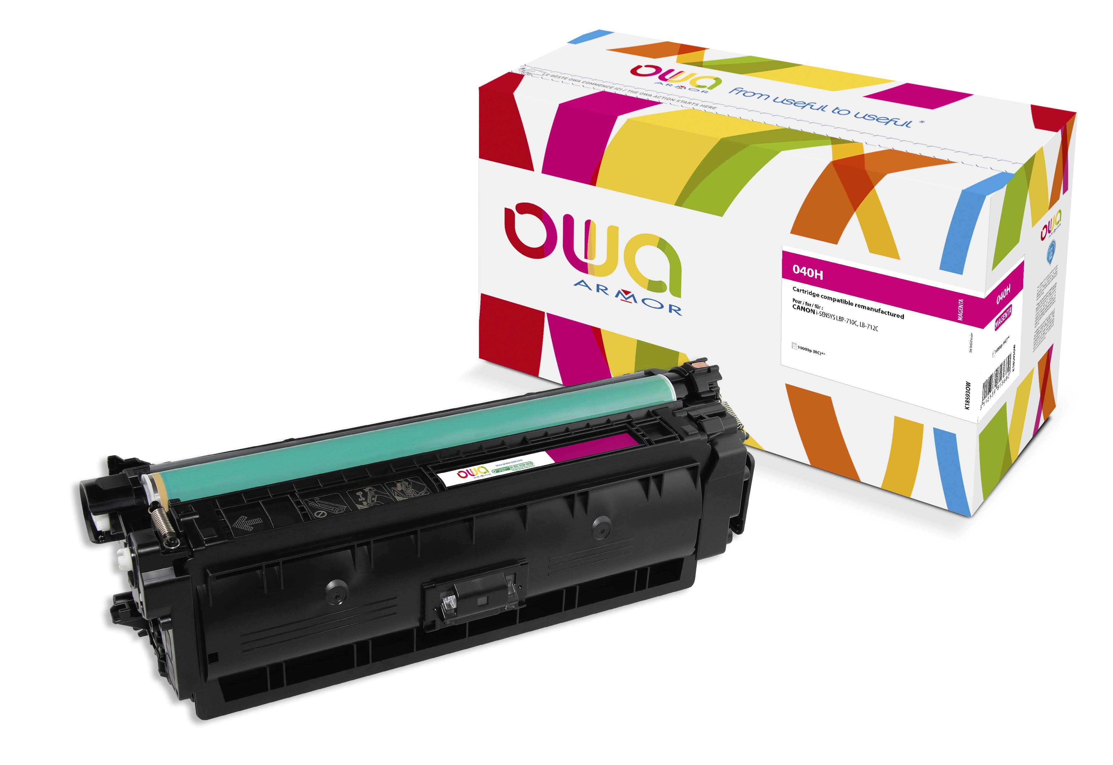 OWA Armor toner kompatibilní s Canon CRG-040H M, 10000st, červená magenta