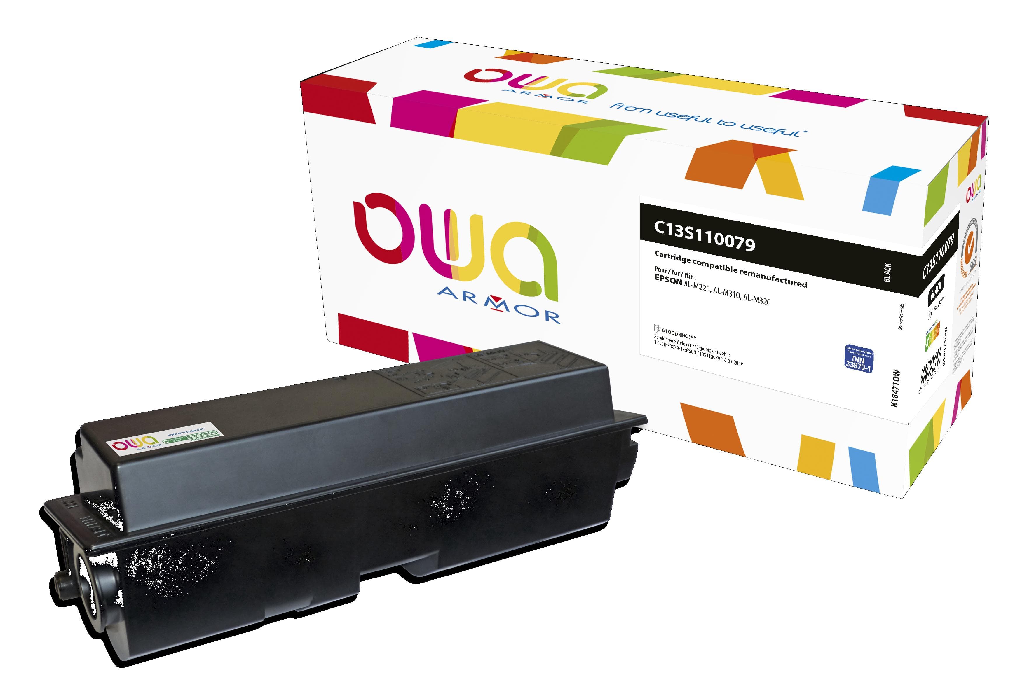 OWA Armor toner kompatibilní s EPSON C13S110079, černá black