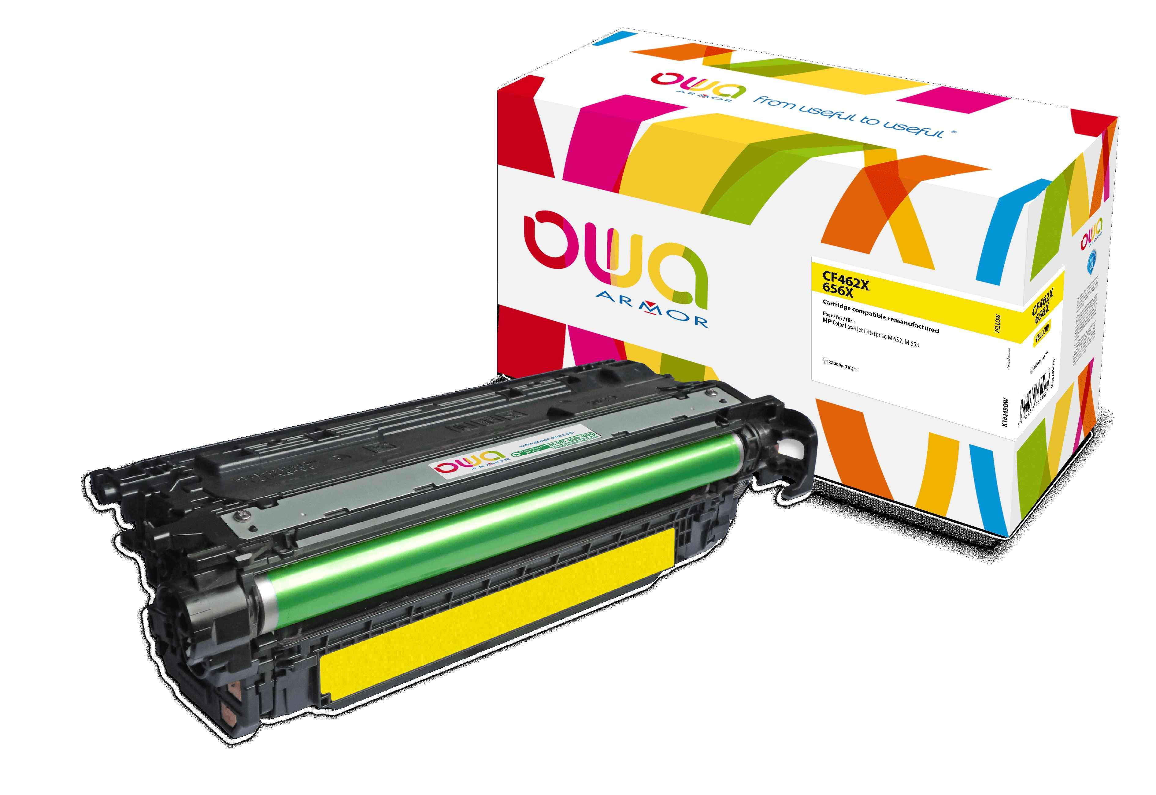 OWA Armor toner kompatibilní s HP CF462X, 22000st, žlutá yellow