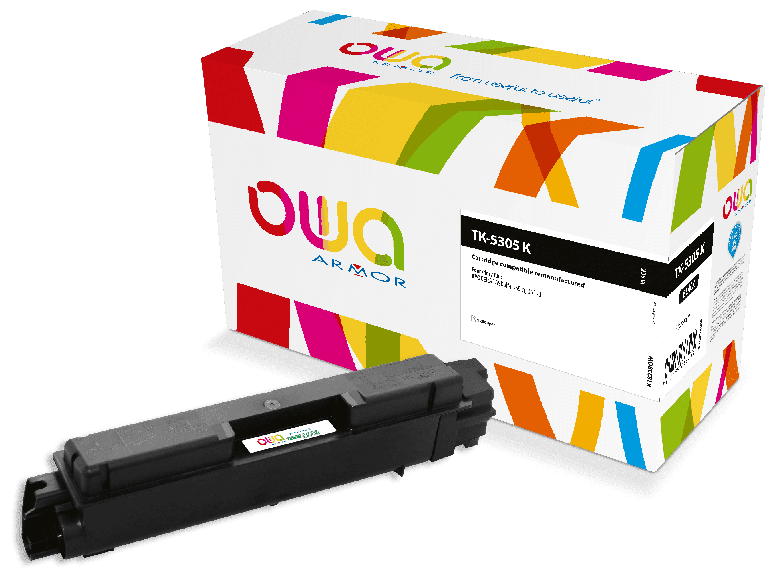OWA Armor toner kompatibilní s Kyocera TK-5305K, 12000st, černá black