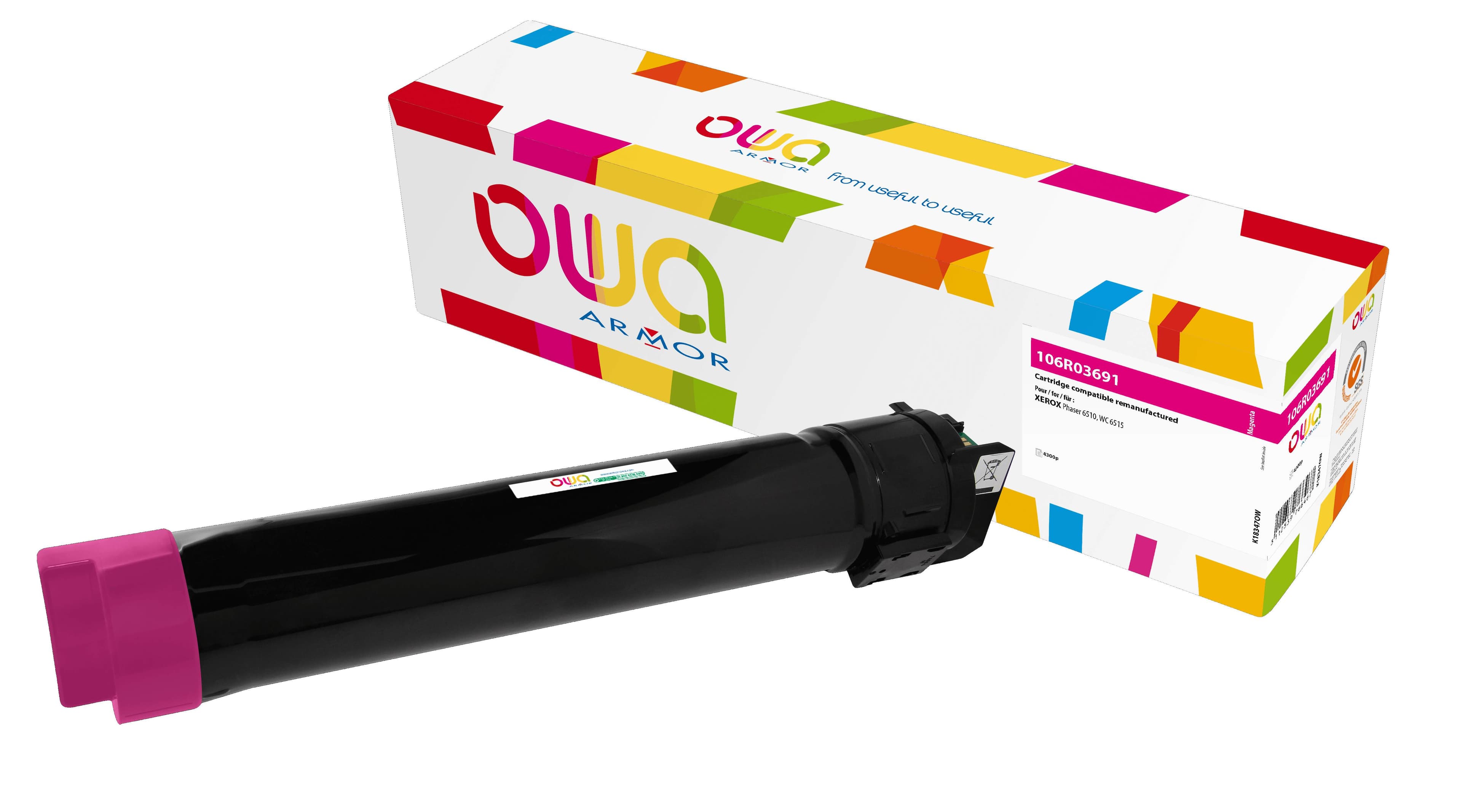 OWA Armor toner kompatibilní s XEROX 106R03694, 4300st, červená magenta