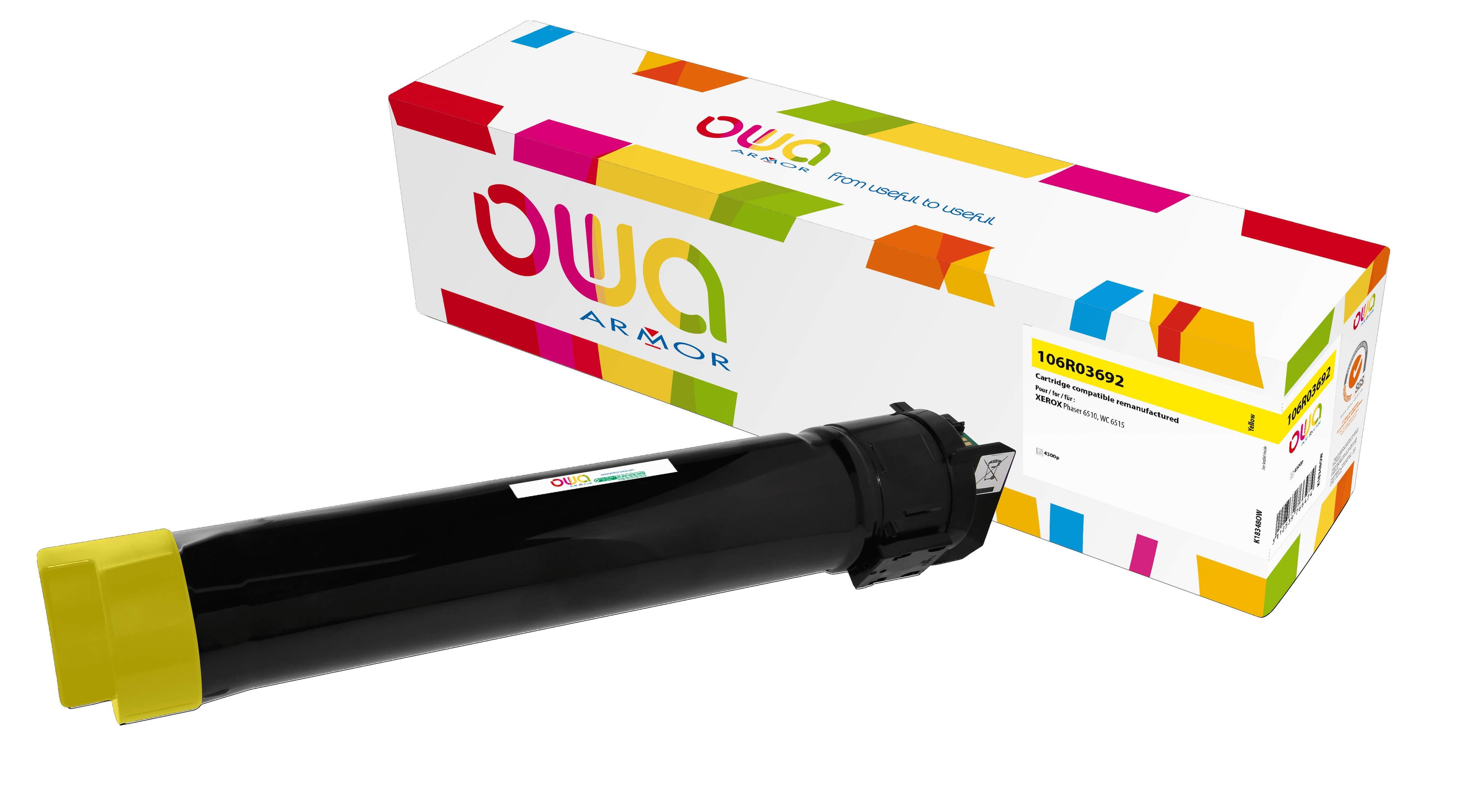 OWA Armor toner kompatibilní s XEROX 106R03695, 4300st, žlutá yellow