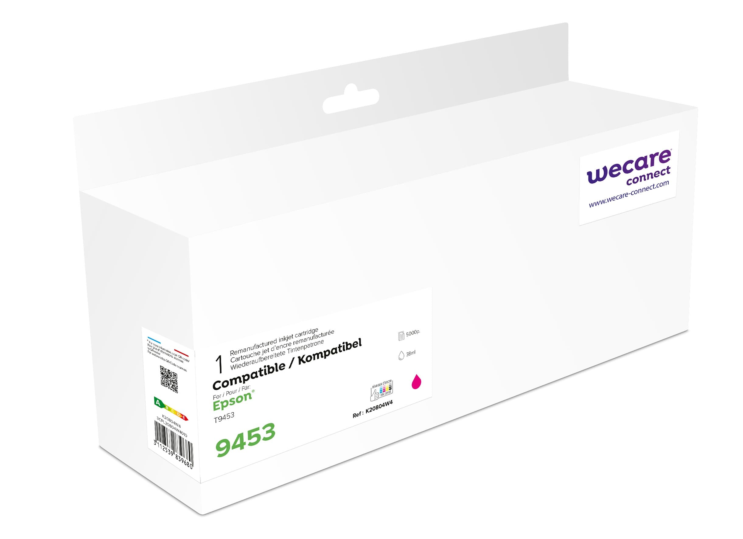 WECARE ARMOR ink kompatibilní s Epson C13T945340, červená magenta