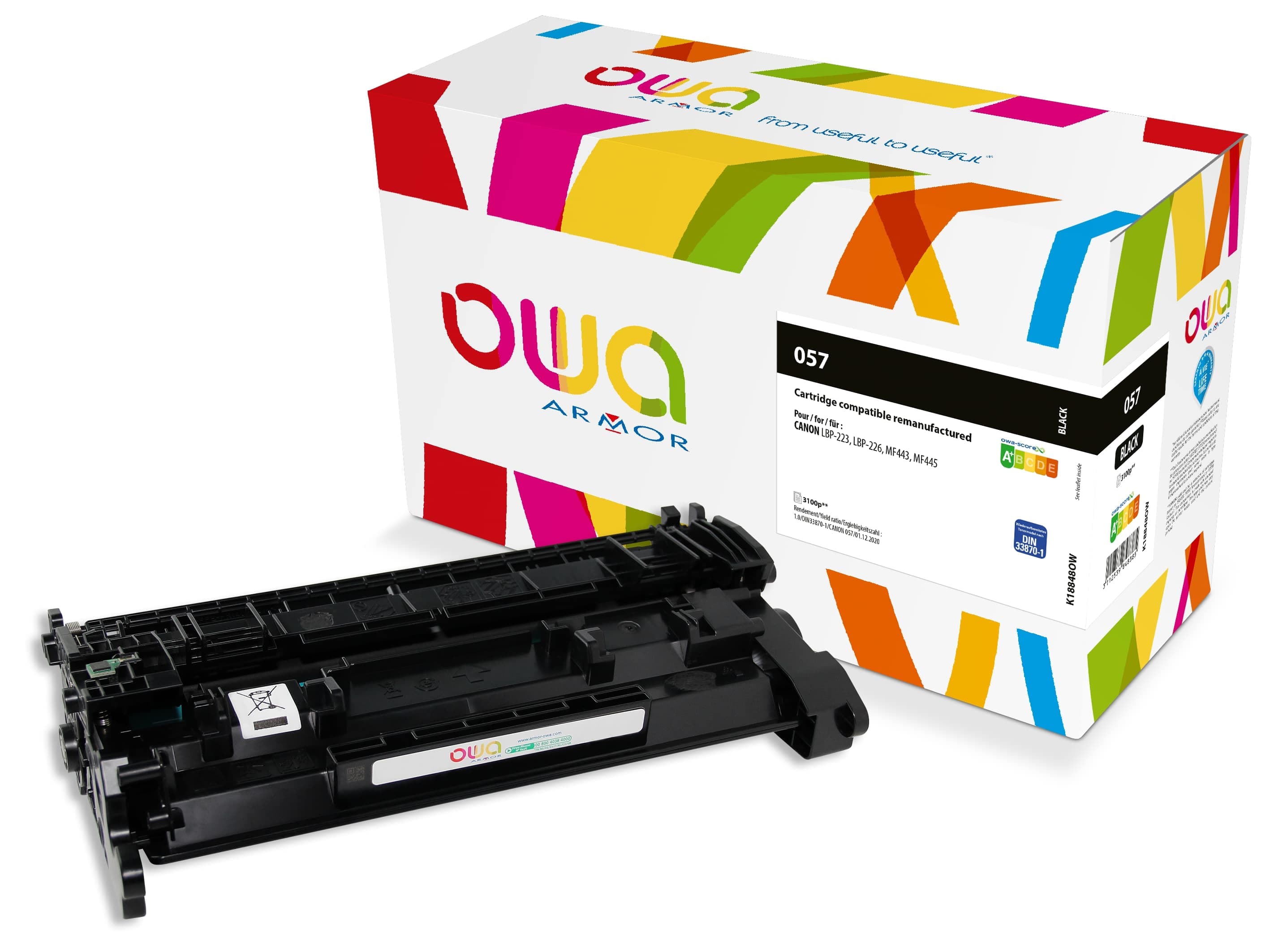 OWA Armor toner kompatibilní s CANON CRG 057, černá black