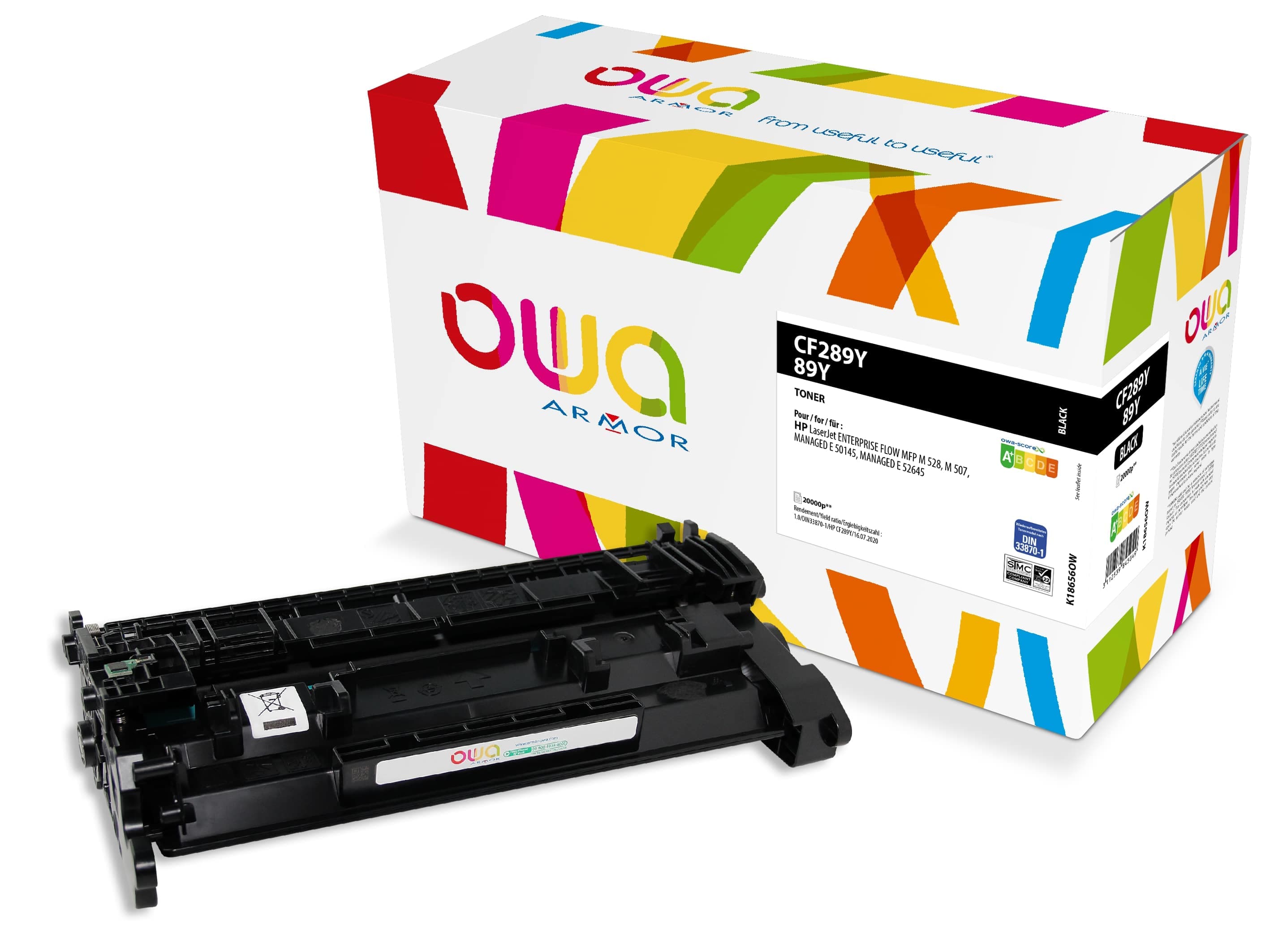 OWA Armor toner kompatibilní s HP CF289Y, černá black