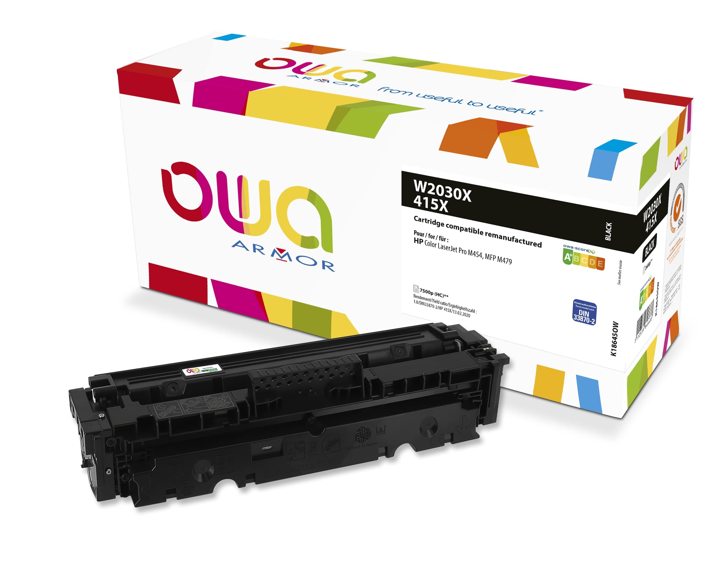 OWA Armor toner kompatibilní s HP W2030X, 415X, 7500st, černá black