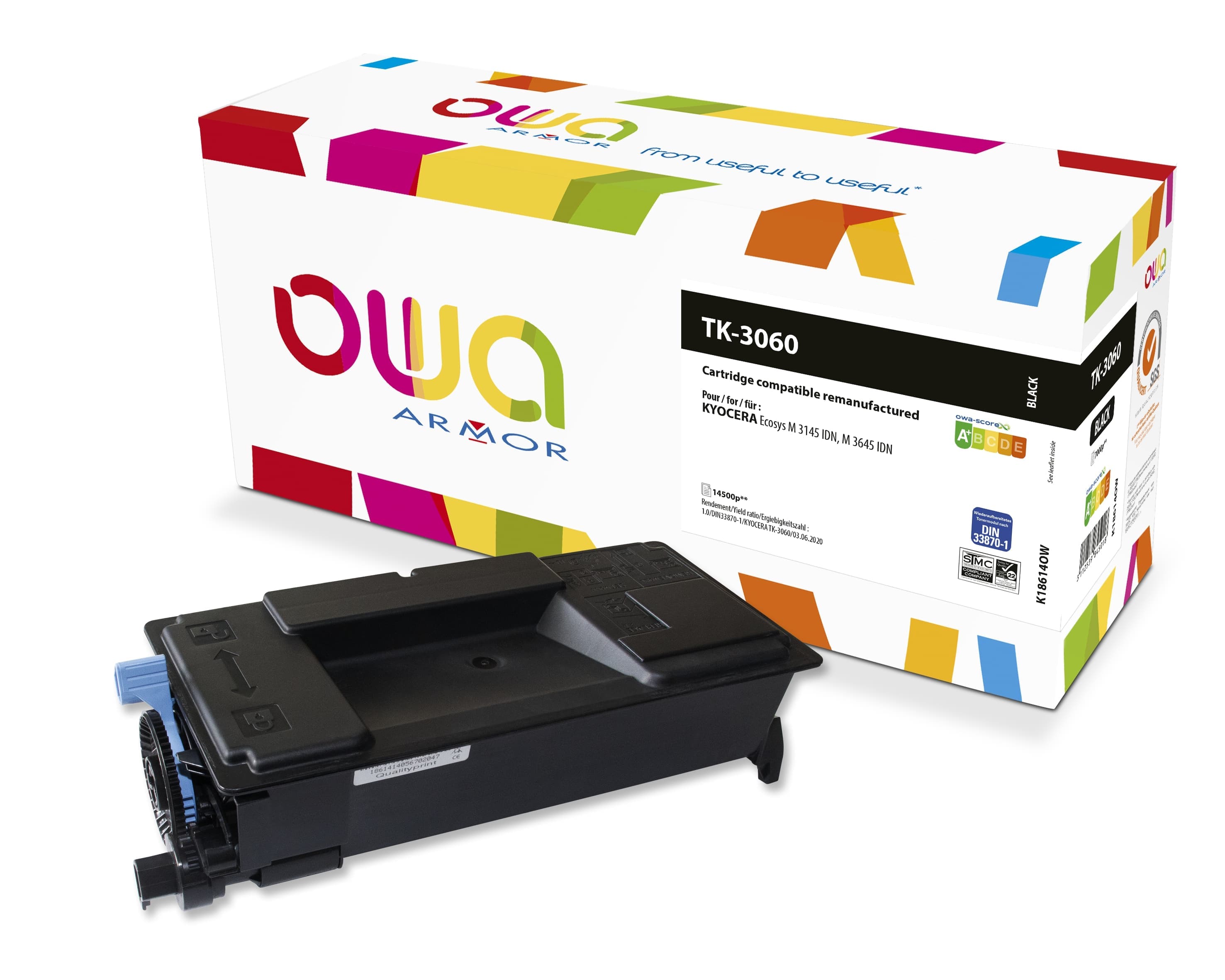 OWA Armor toner kompatibilní s KYOCERA TK3060, černá black