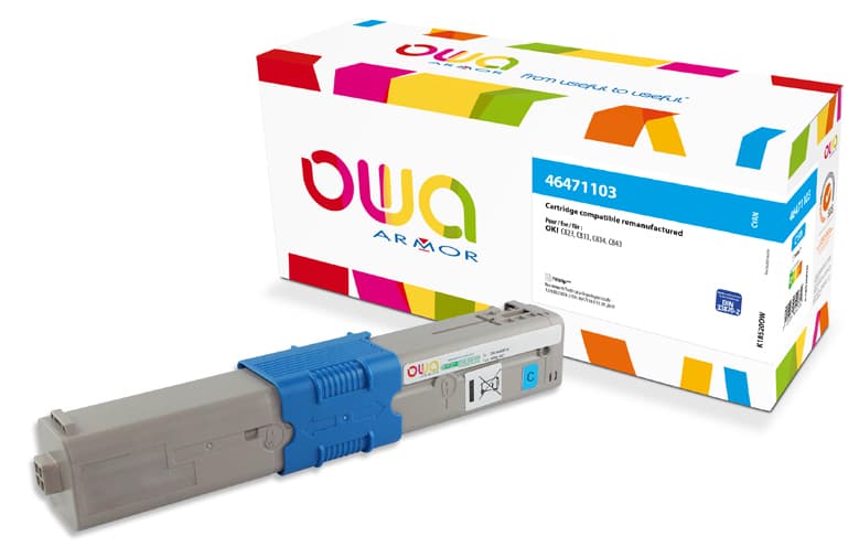 OWA Armor toner kompatibilní s OKI 46471103, 7000st, modrá