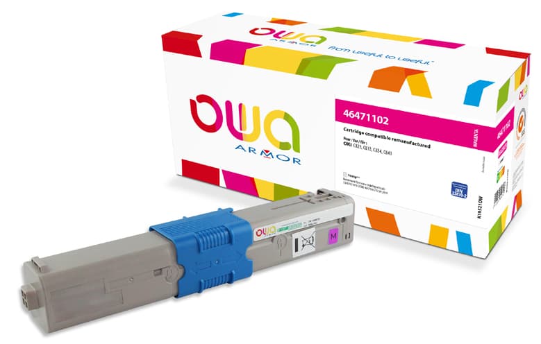 OWA Armor toner kompatibilní s OKI 46471102, 7000st, červená magenta