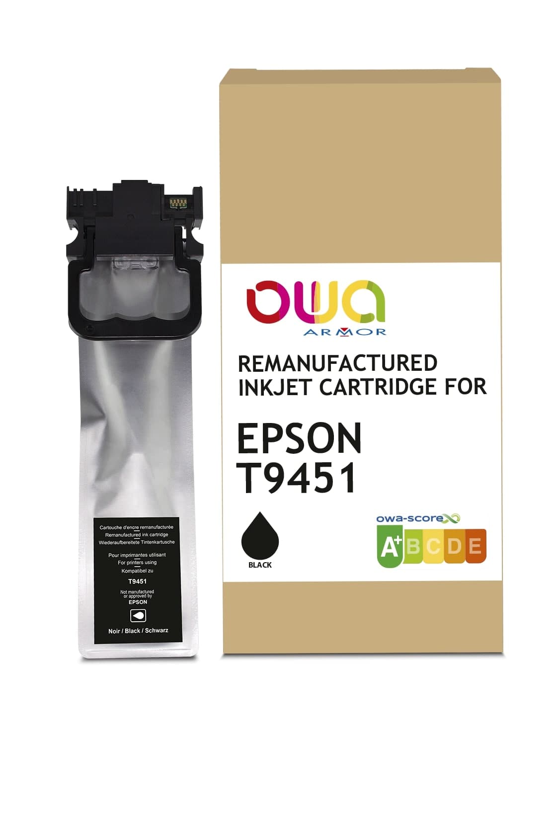 WECARE ARMOR ink kompatibilní s EPSON C13T946140, černá black