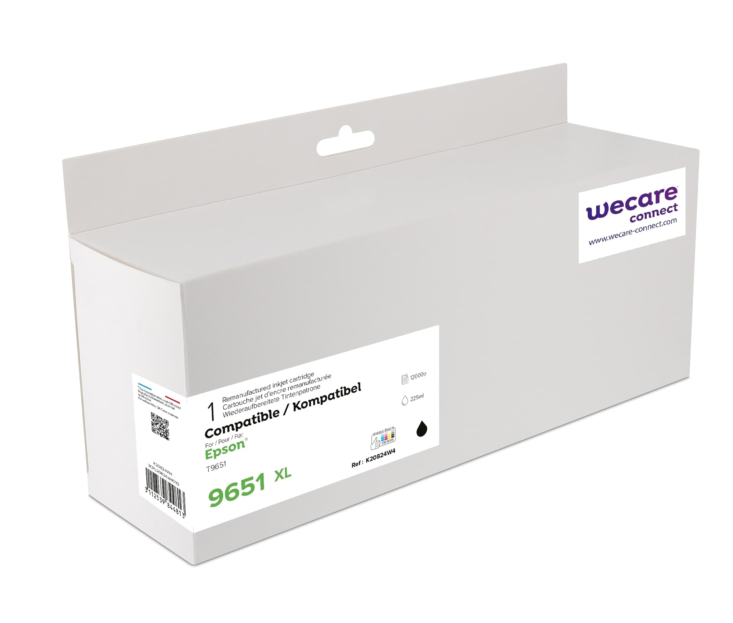WECARE ARMOR ink kompatibilní s EPSON C13T965140, černá black