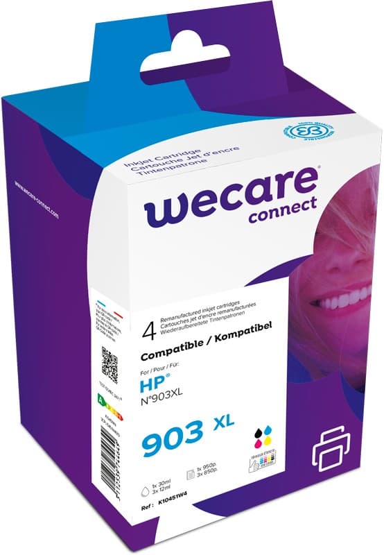 WECARE ARMOR ink sada kompatibilní s HP 3HZ51AE, CMYK