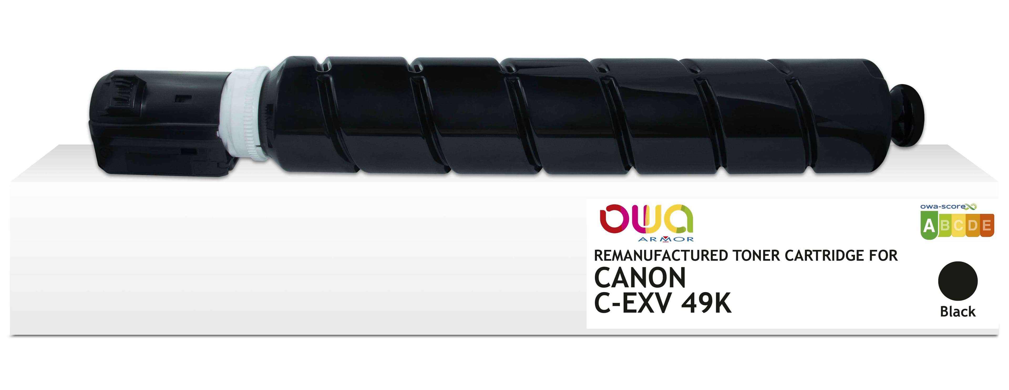 OWA Armor toner kompatibilní s Canon C-EXV49K, 36000st, černá black