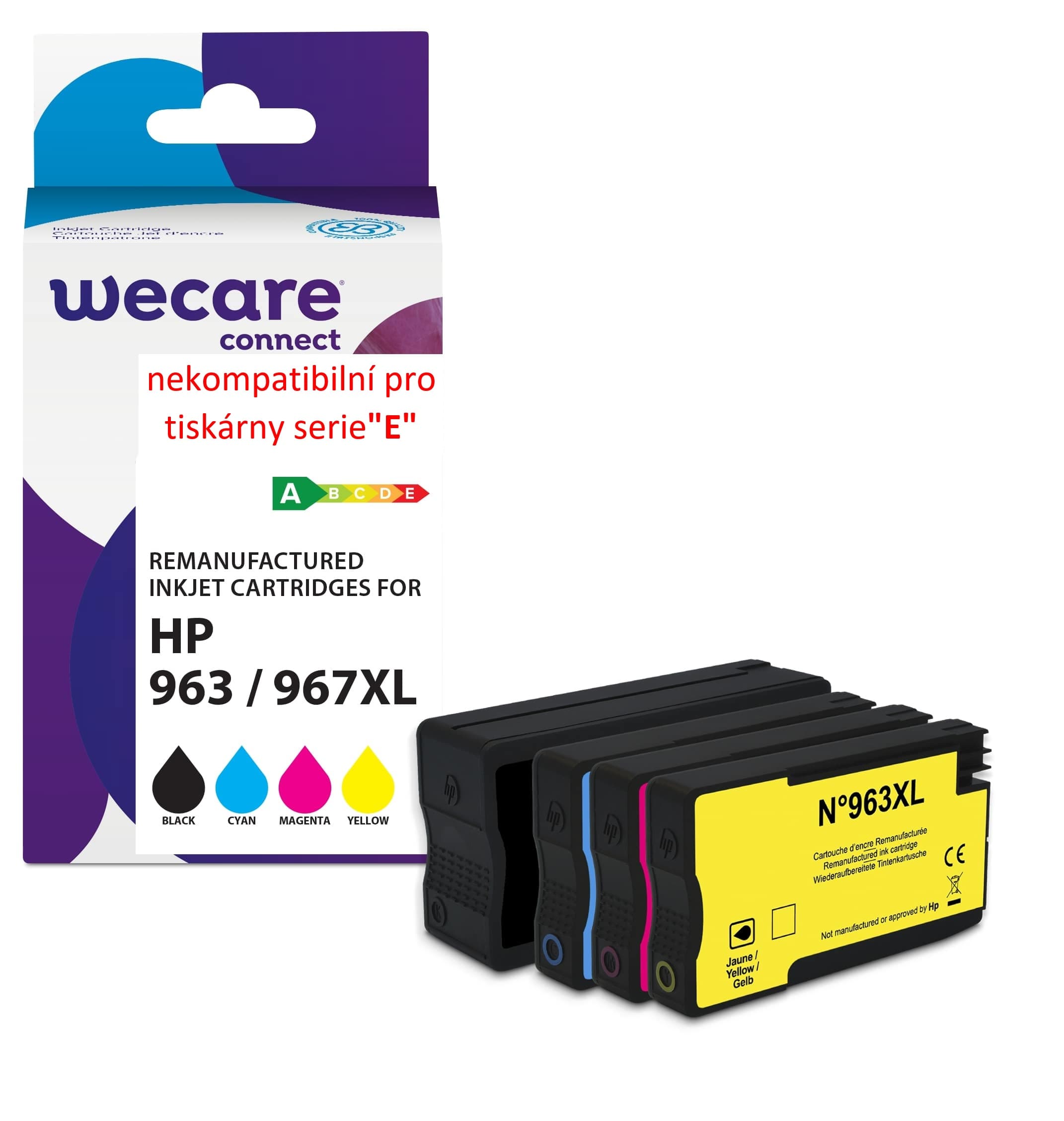 ARMOR ink-jet pro HP 3JA30AE 3JA27-29AE,963XL, CMYK
