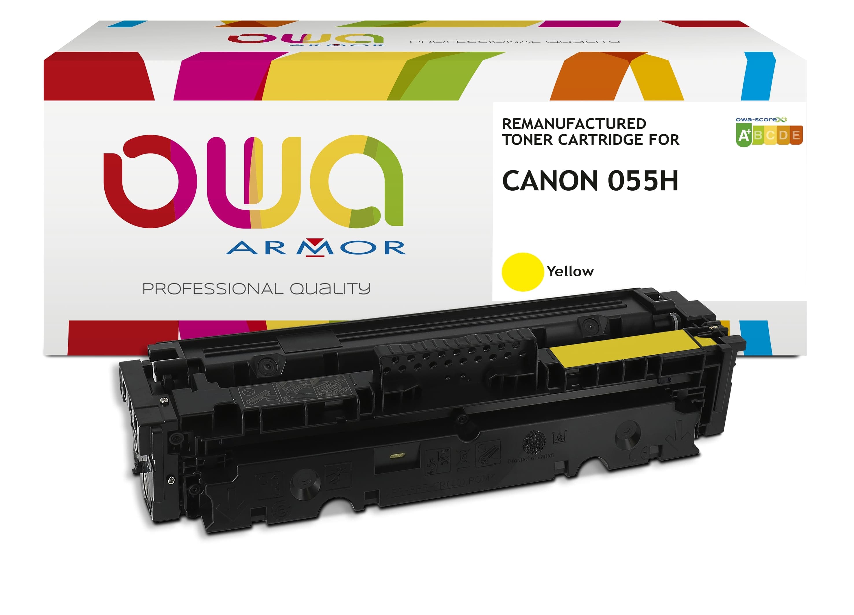 OWA Armor toner kompatibilní s Canon CRG-055H Y, 5900st, žlutá yellow