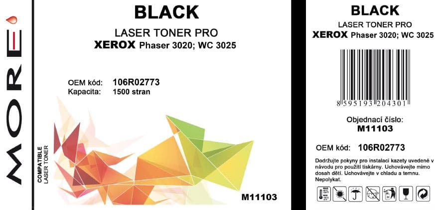 ARMOR MORE toner kompatibilní s Xerox 106R02773, 1500str,černá black