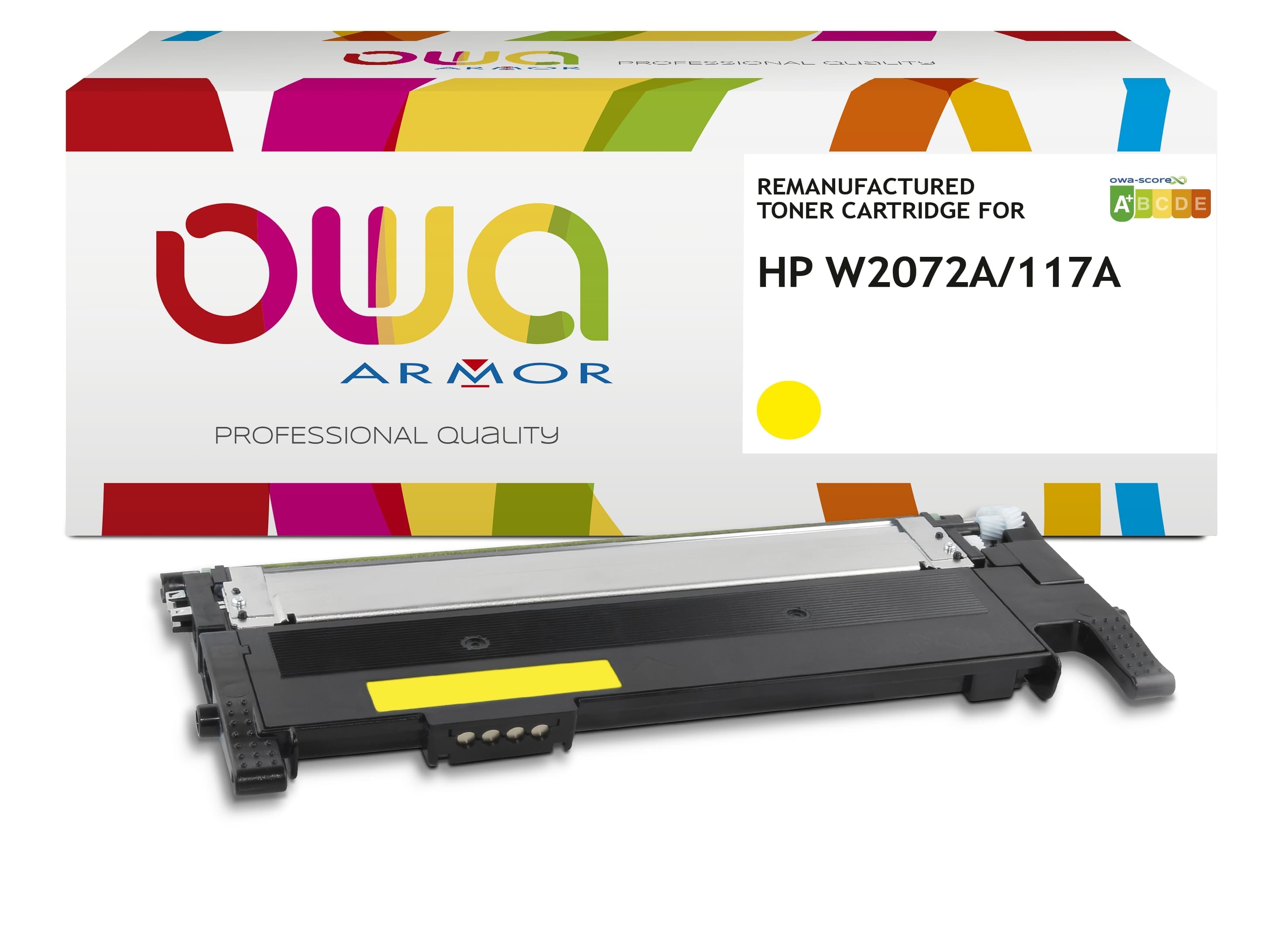 OWA Armor toner kompatibilní s HP W2072A, 117A, 700st, žlutá yellow